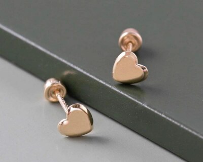 Foto 4 | Broqueles de Oro 14K Baby Colors