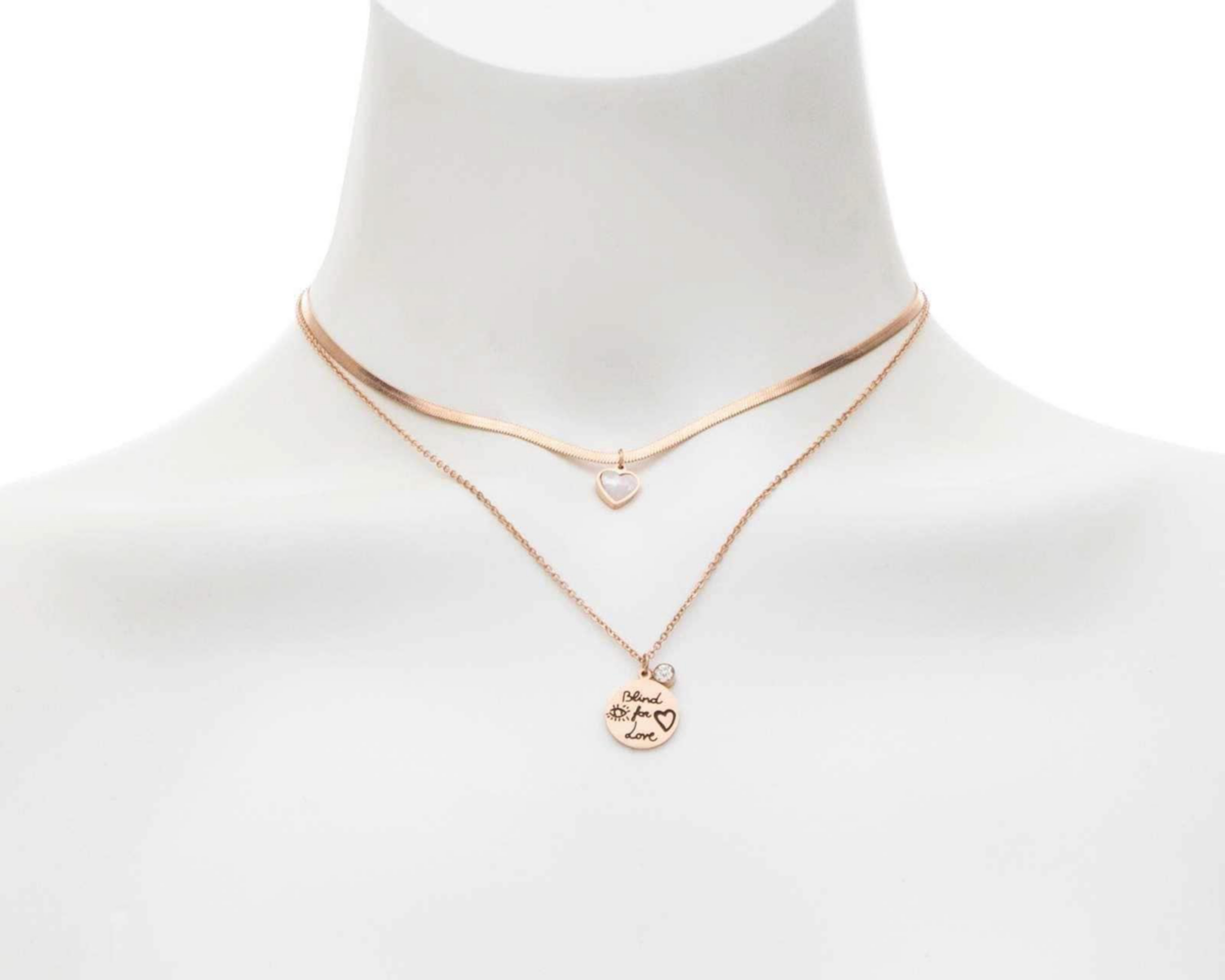 Foto 4 pulgar | Collar de Acero Inoxidable Thinner