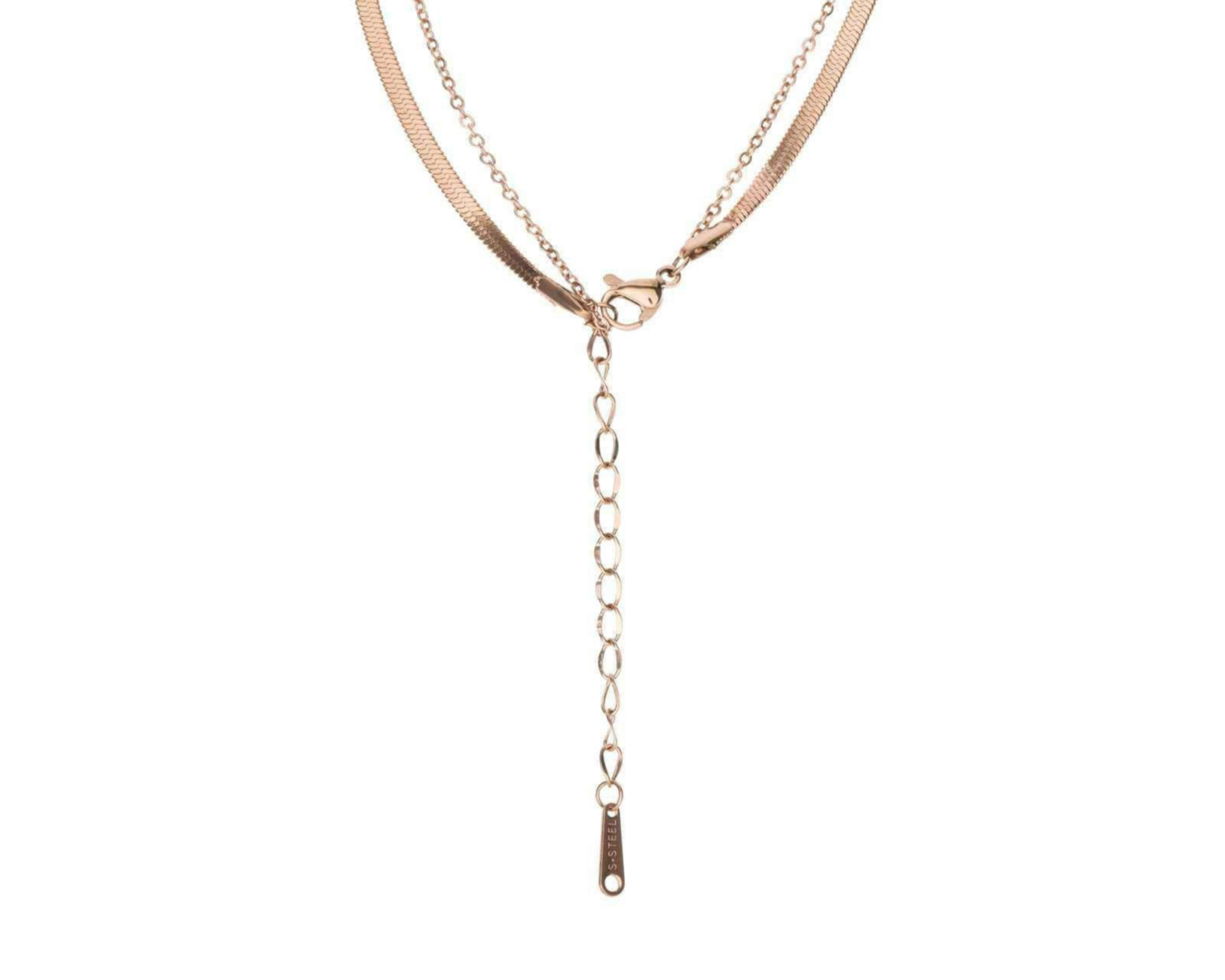 Foto 5 pulgar | Collar de Acero Inoxidable Thinner