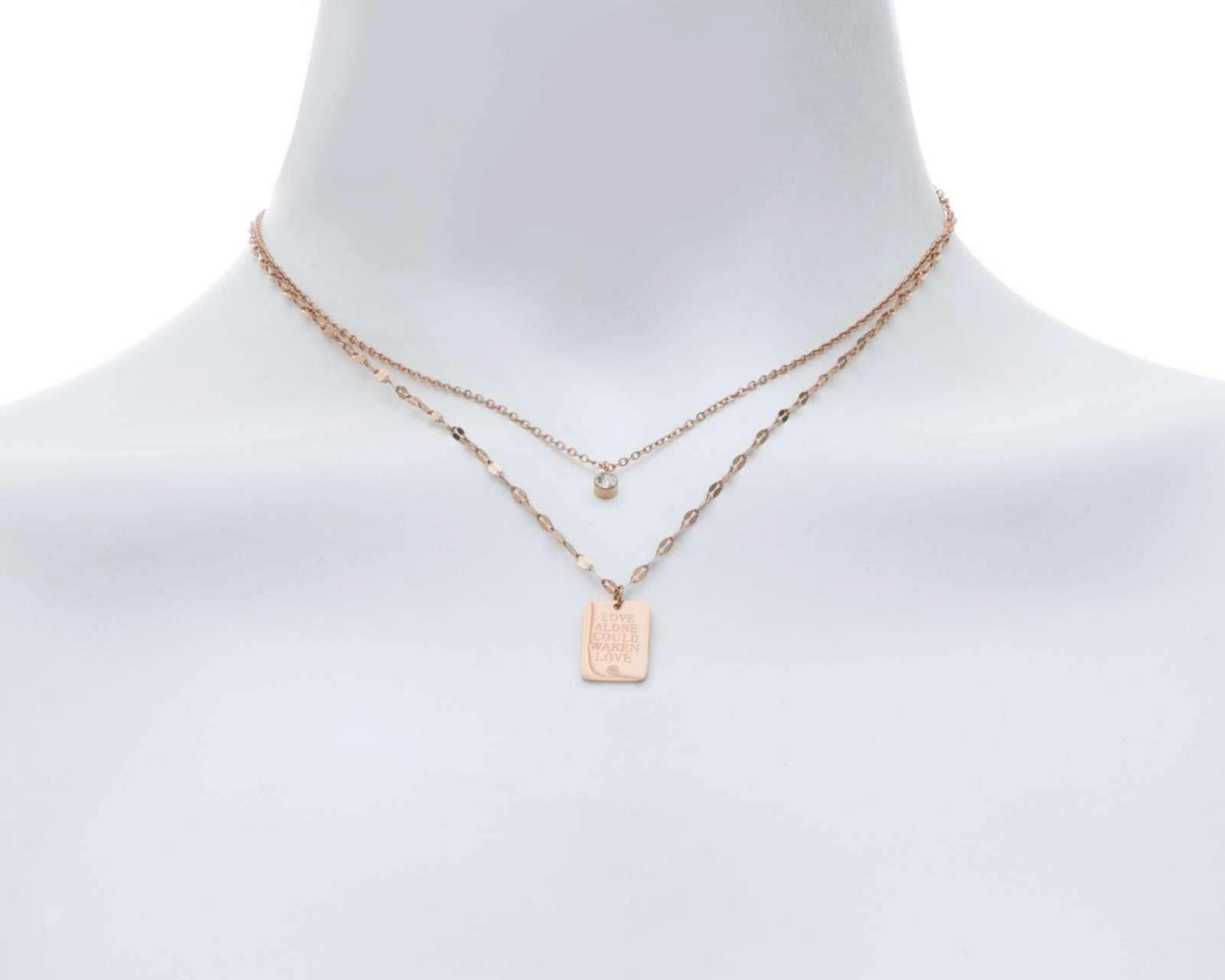 Foto 4 pulgar | Collar de Acero Inoxidable Thinner