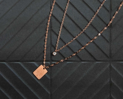 Foto 5 | Collar de Acero Inoxidable Thinner