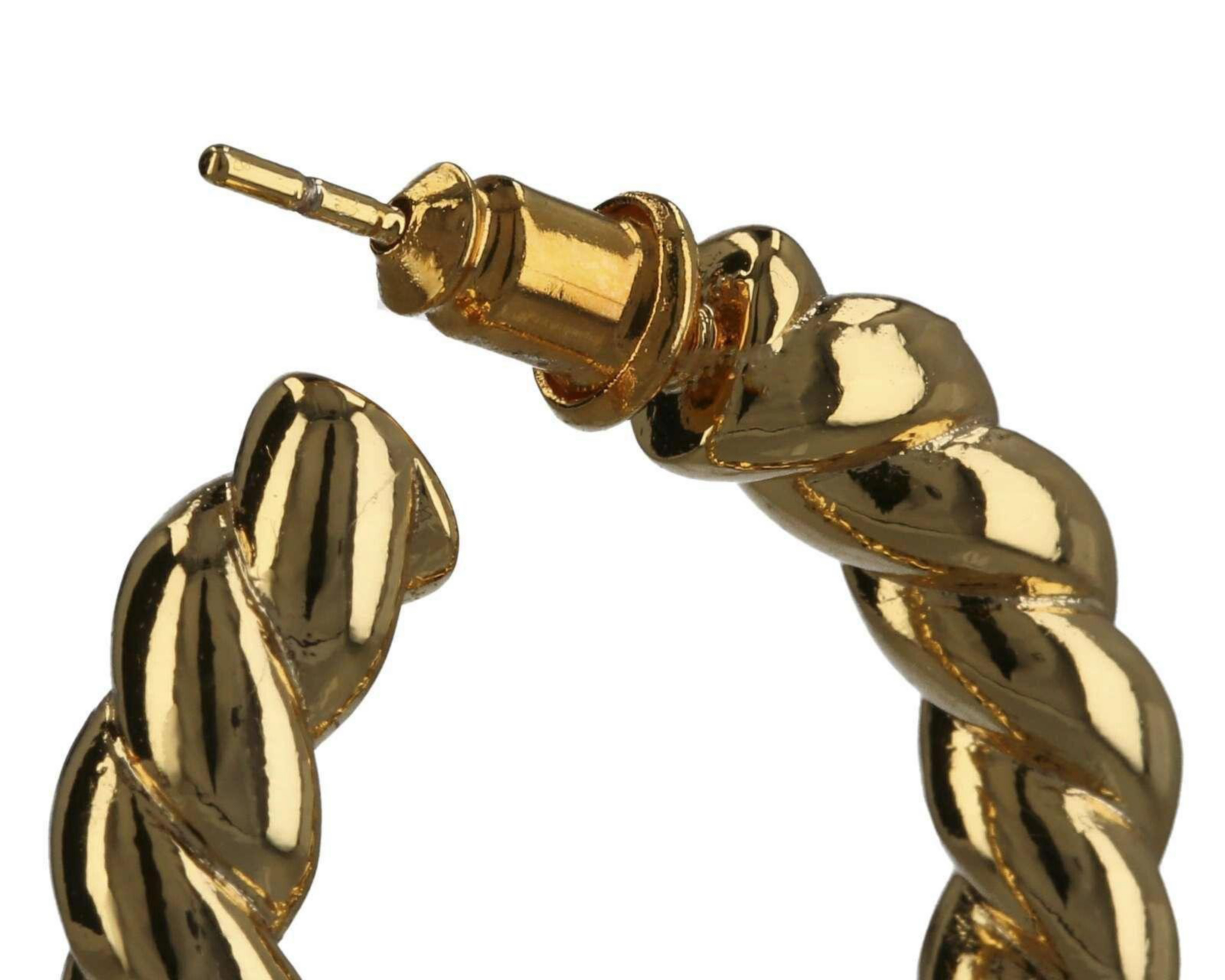 Foto 4 pulgar | Arracadas de Chapa de Oro 18k Girondela
