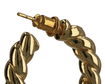 Foto 3 | Arracadas de Chapa de Oro 18k Girondela