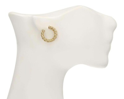 Foto 4 | Arracadas de Chapa de Oro 18k Girondela