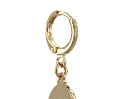 Foto 3 | Aretes de Chapa de Oro de 18k Girondela