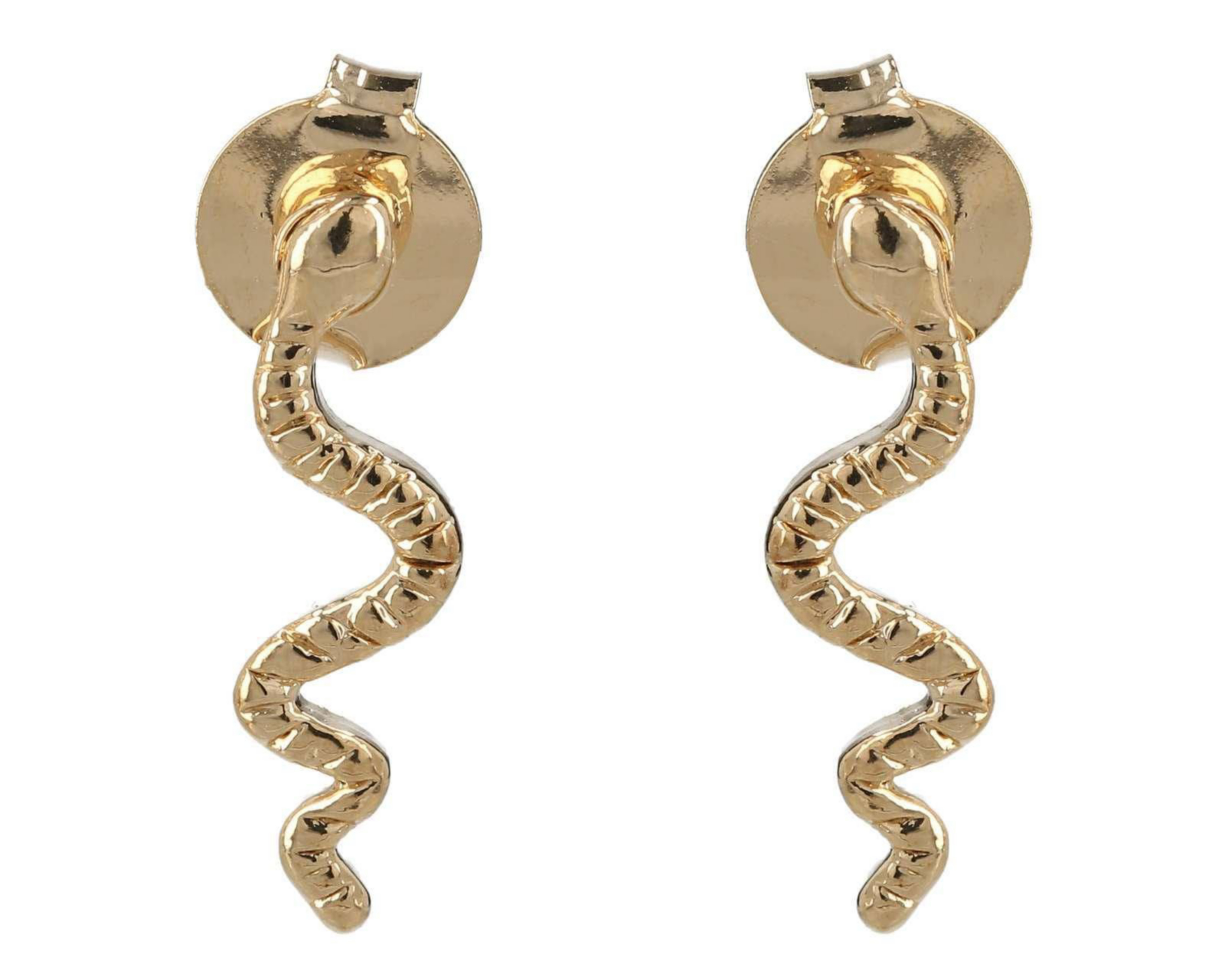 Foto 2 pulgar | Aretes de Chapa de Oro 18K Girondela