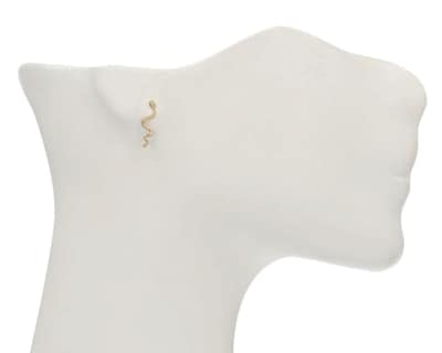 Foto 4 | Aretes de Chapa de Oro 18K Girondela