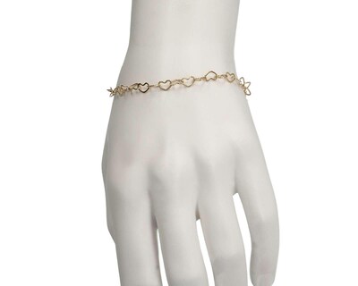Foto 4 | Pulsera de Chapa de Oro 18K Girondela