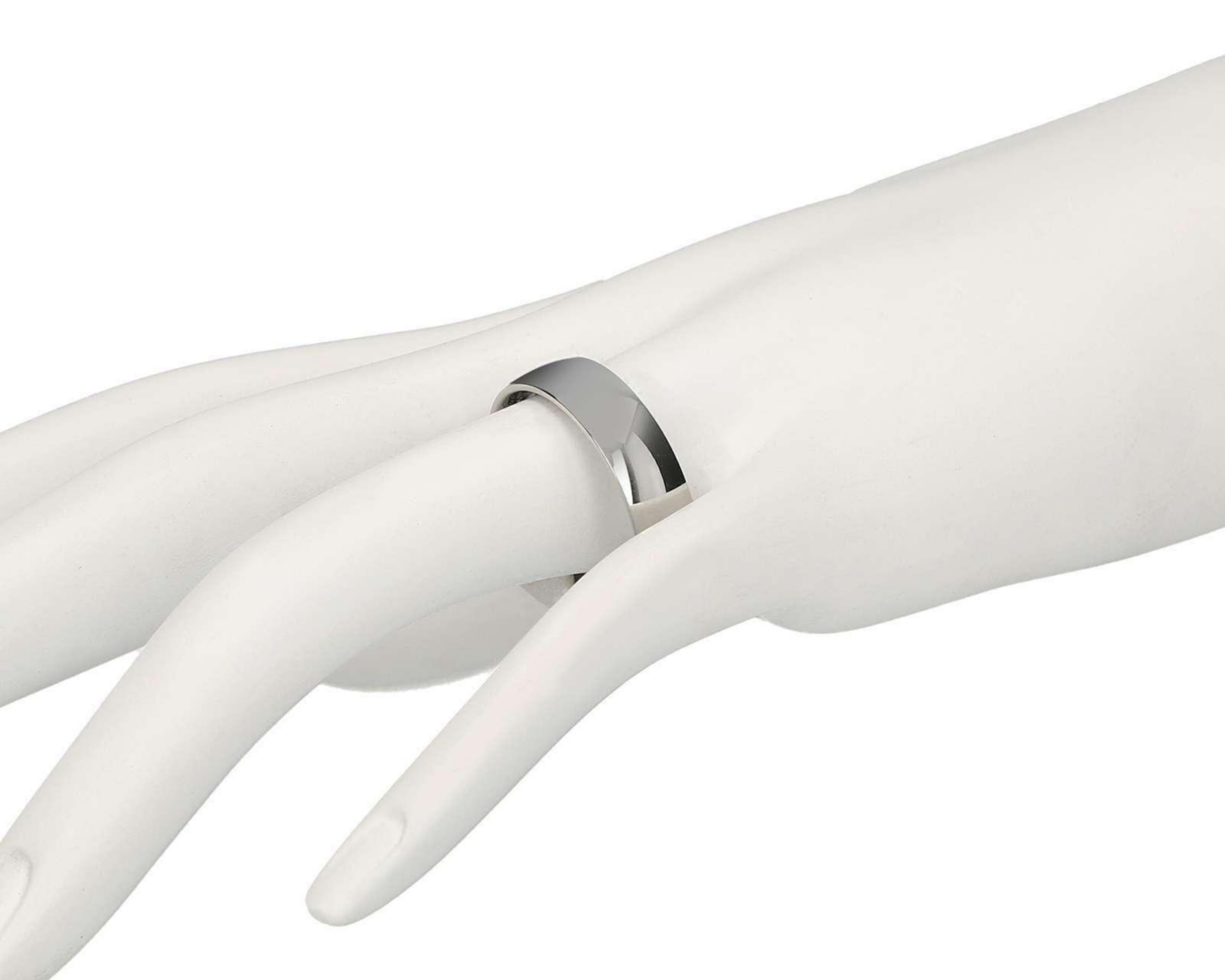 Foto 5 | Anillo de Acero Inoxidable Thinner Nro. 8-8.5