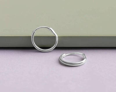 Foto 4 | Mini Arracadas de Plata Sahara