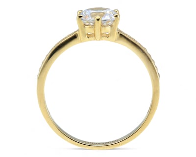 Foto 3 | Anillo De Compromiso de Oro 10K Talla 6-6.5