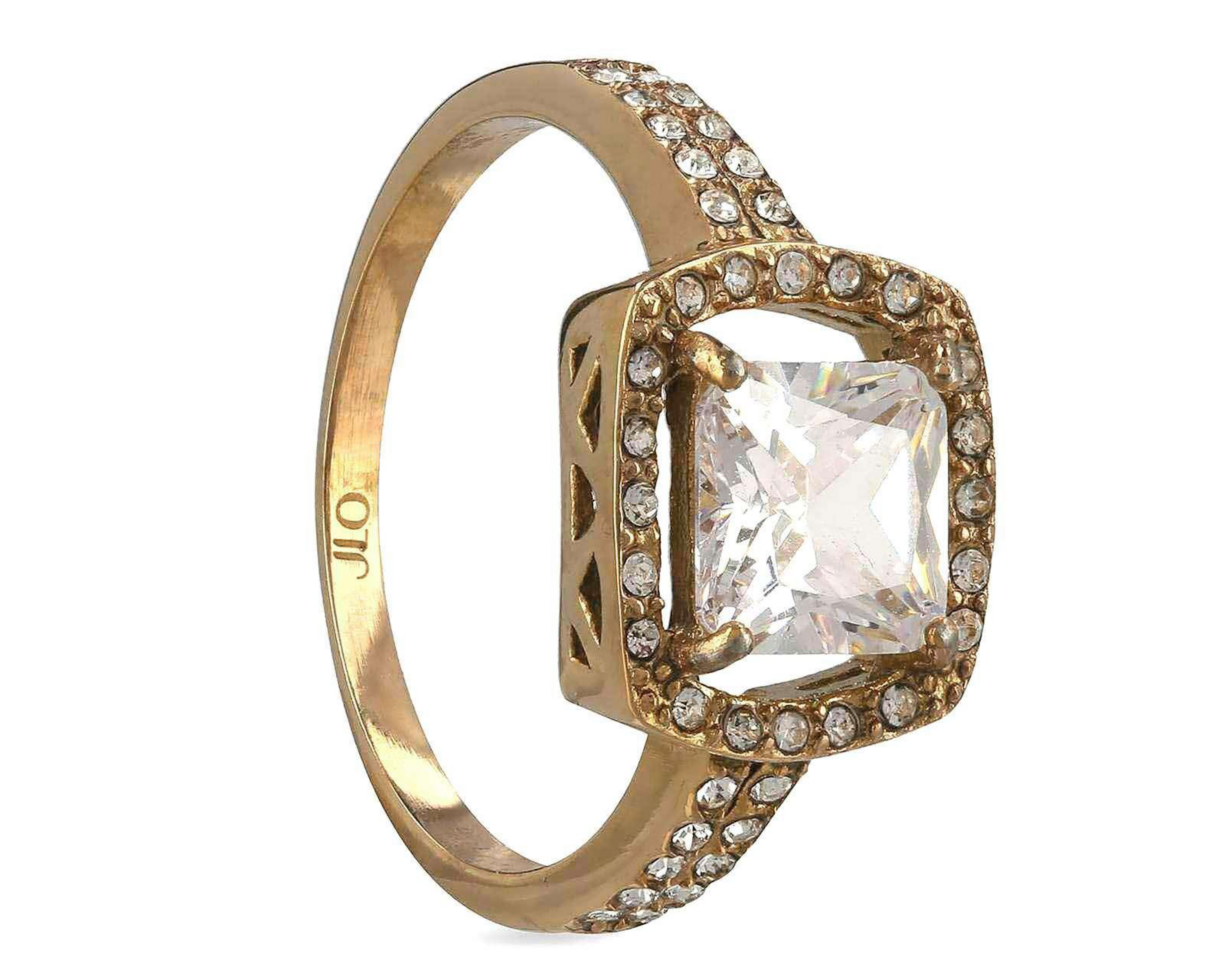 Foto 1 | Anillo de Acero Inoxidable Jennifer Lopez No. 8-8.5