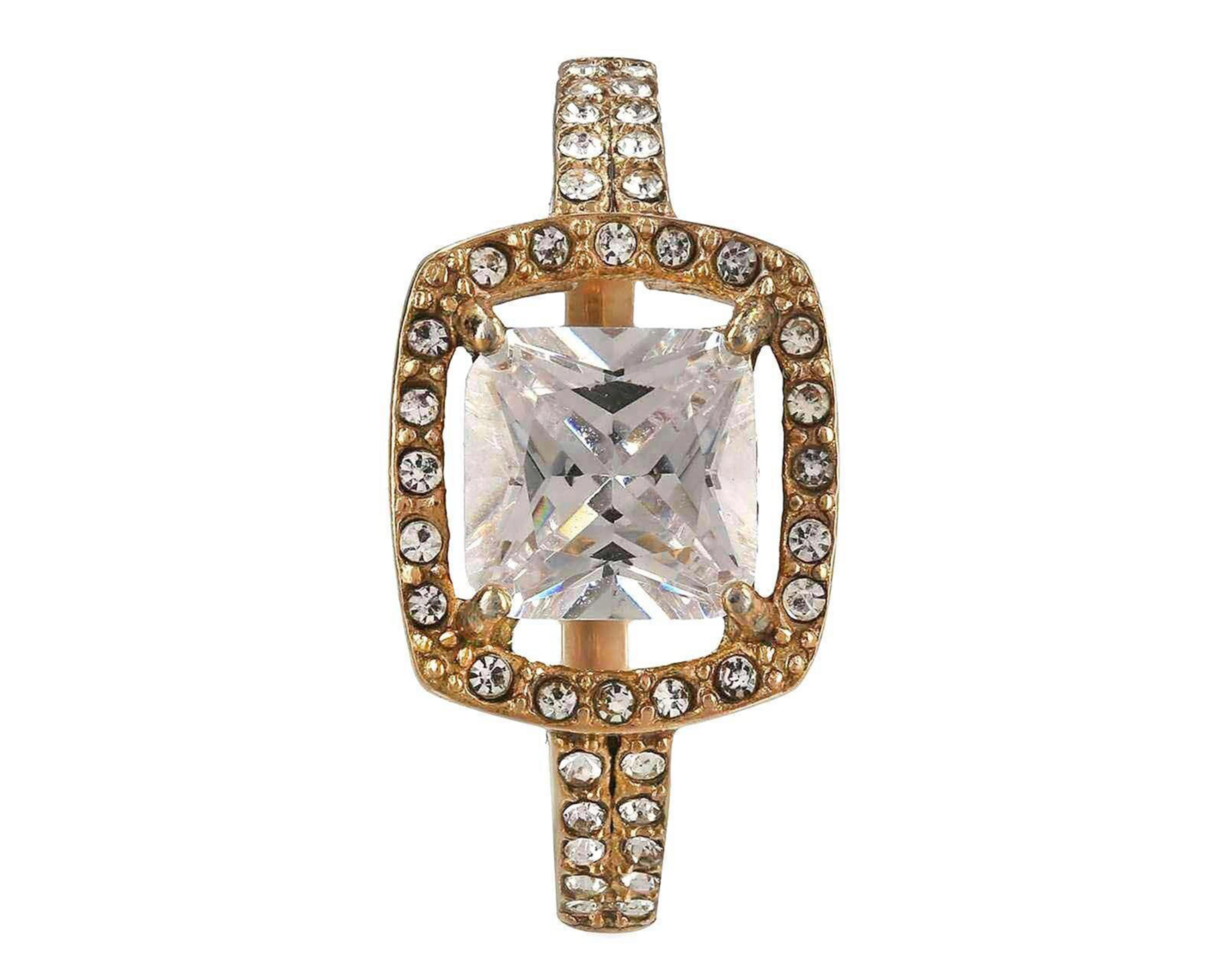 Foto 2 | Anillo de Acero Inoxidable Jennifer Lopez No. 8-8.5