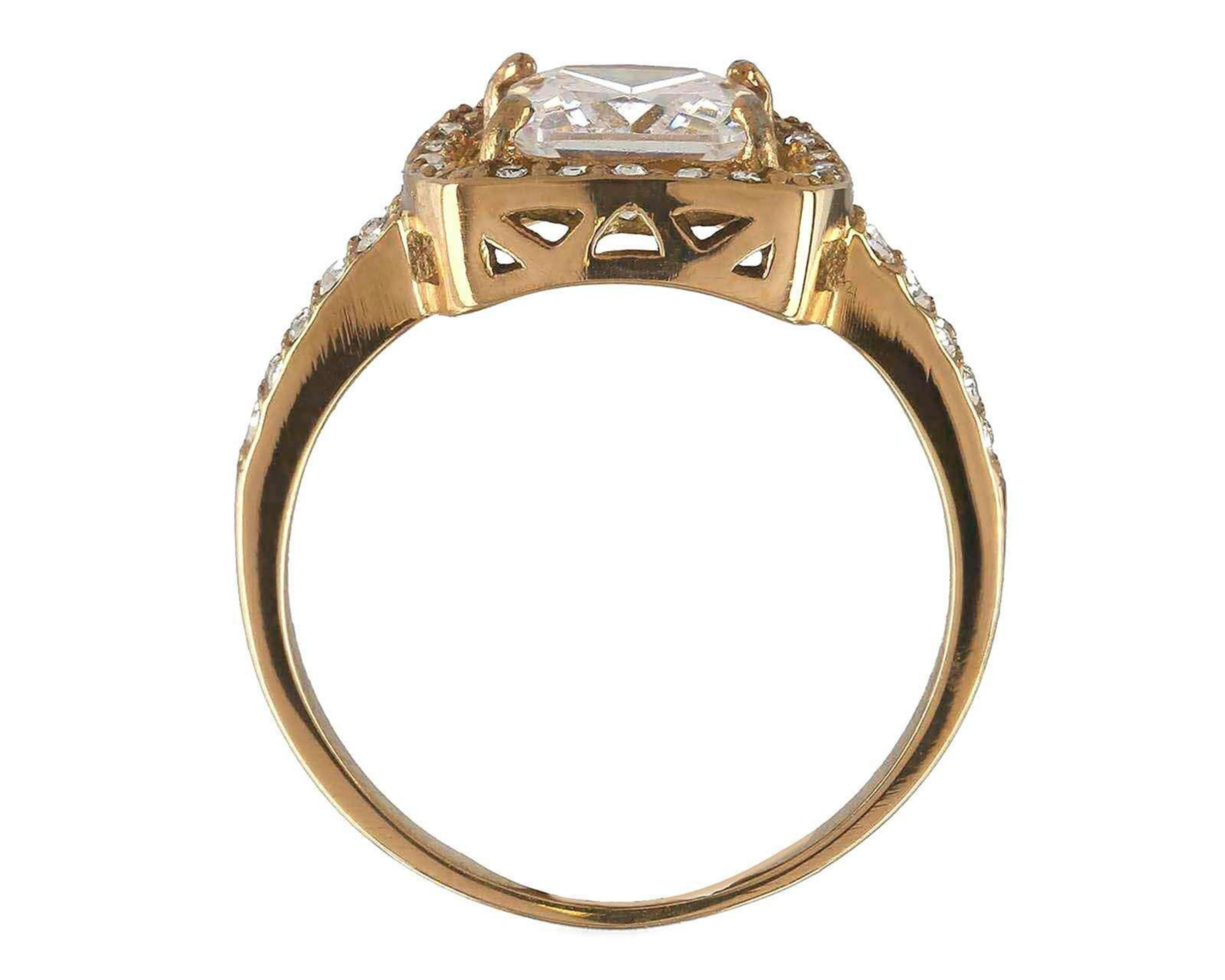Foto 4 pulgar | Anillo de Acero Inoxidable Jennifer Lopez No. 8-8.5