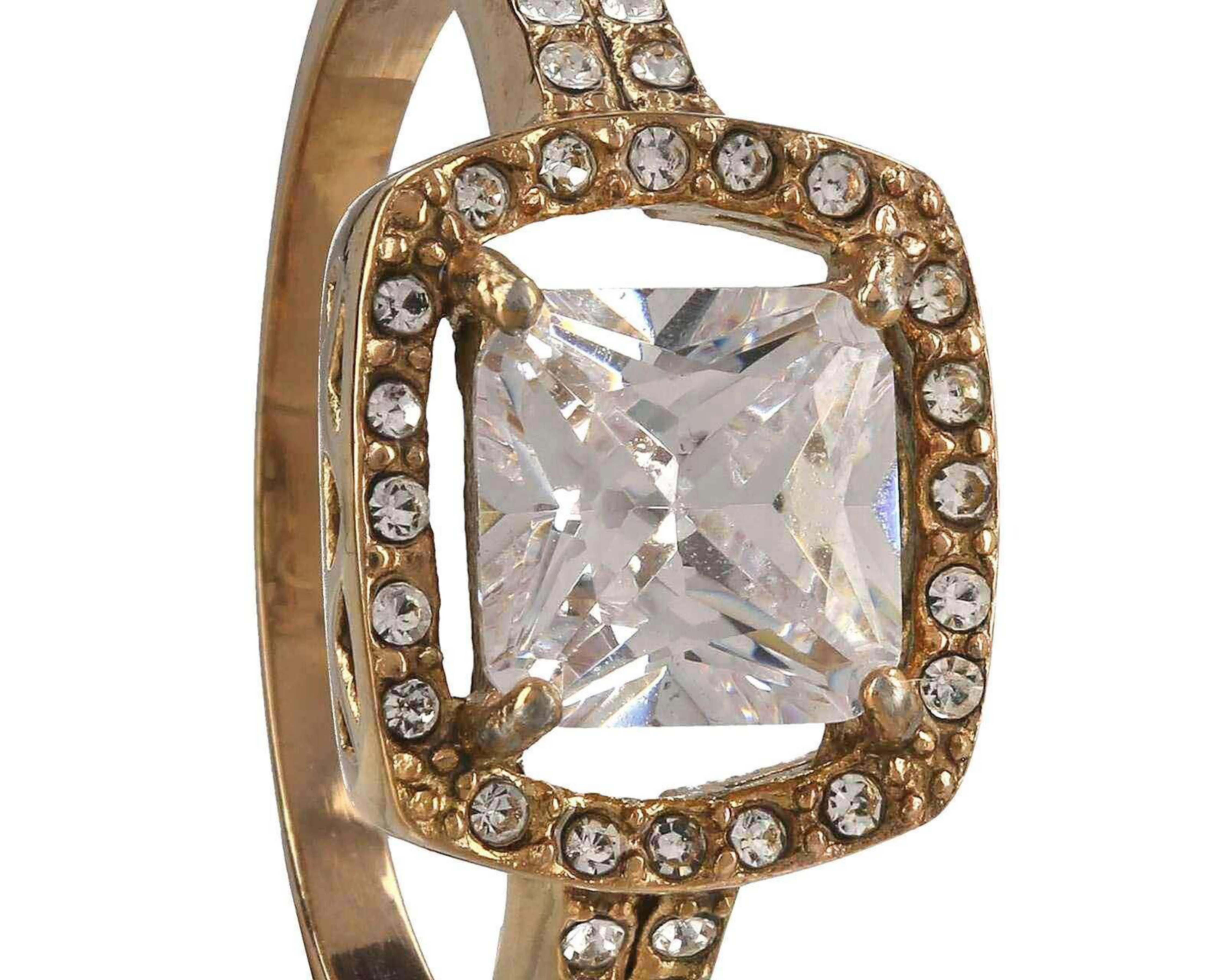 Foto 4 | Anillo de Acero Inoxidable Jennifer Lopez No. 8-8.5
