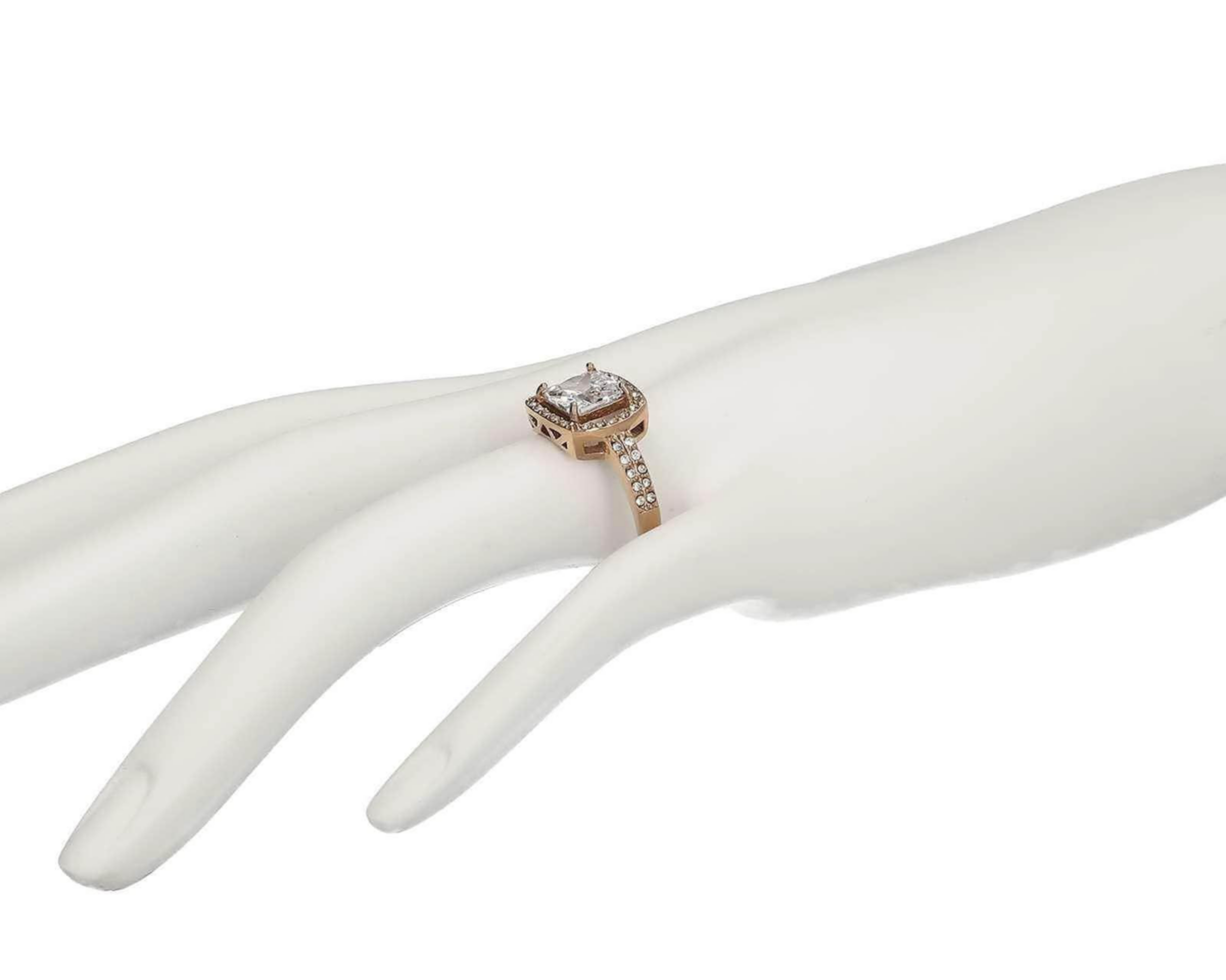 Foto 5 | Anillo de Acero Inoxidable Jennifer Lopez No. 8-8.5