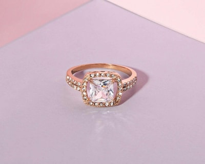 Foto 7 | Anillo de Acero Inoxidable Jennifer Lopez No. 8-8.5