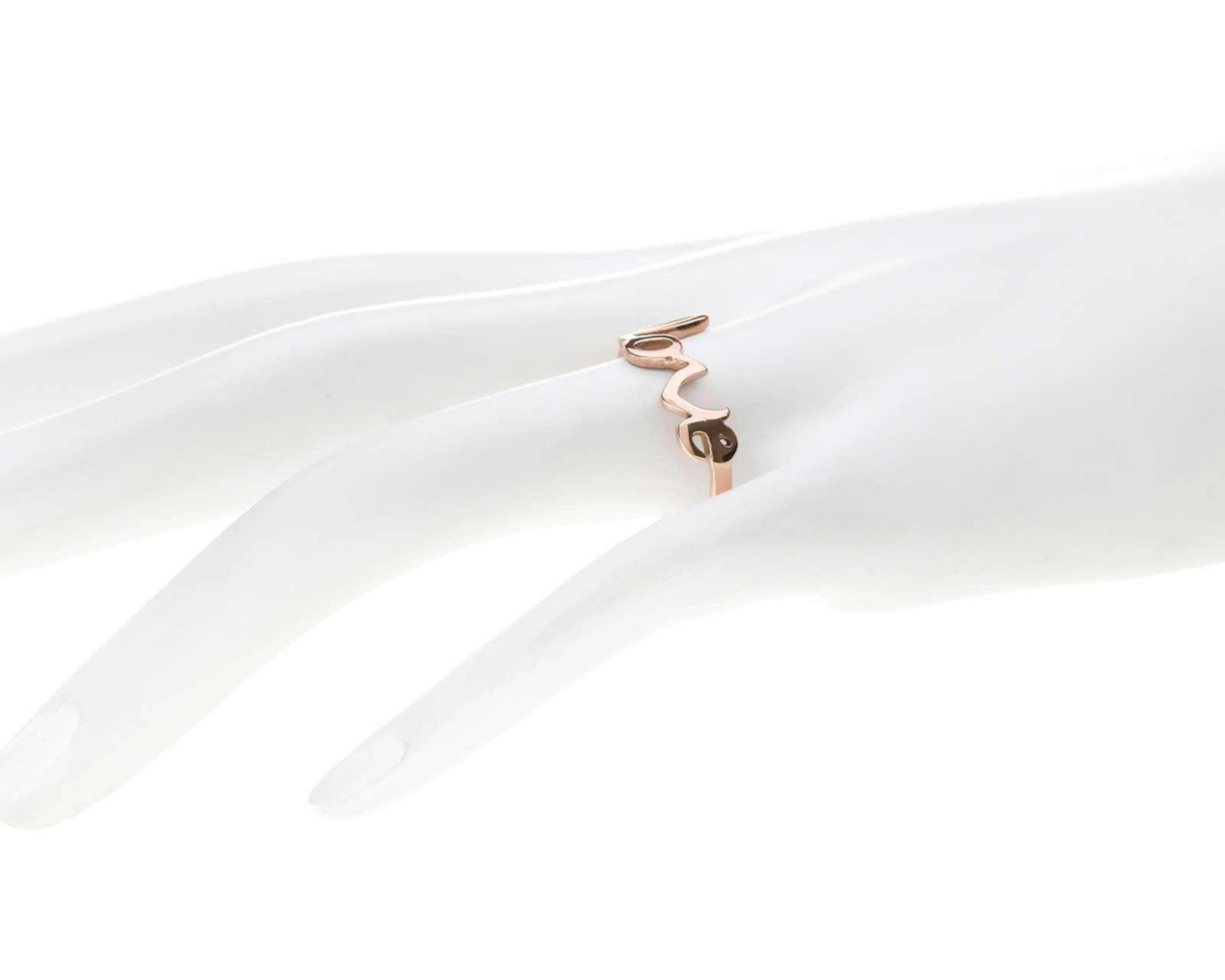 Foto 5 | Anillo de Acero Inoxidable Jennifer Lopez No. 8-8.5