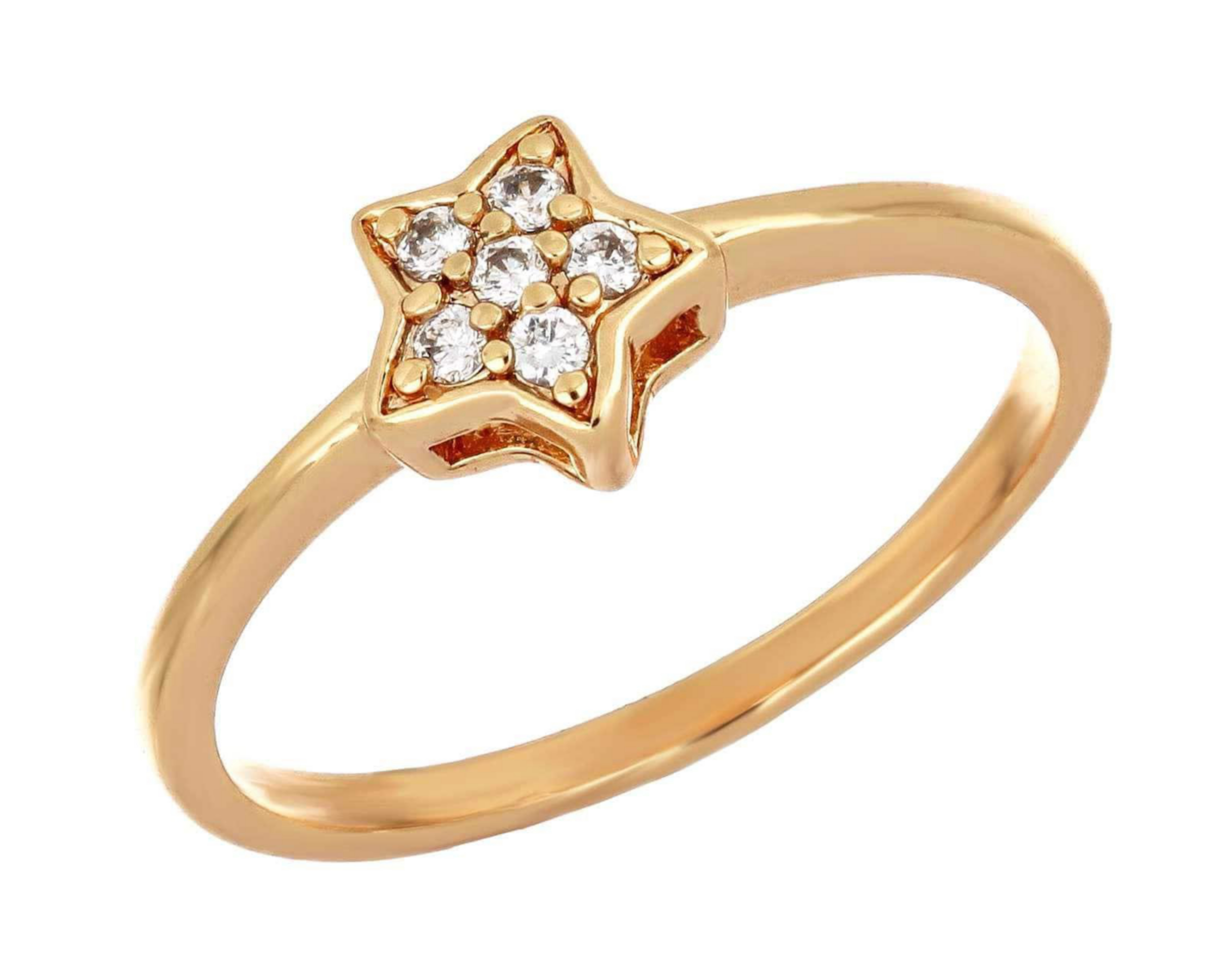 Anillo de Chapa de Oro de 18K Plafer No. 7