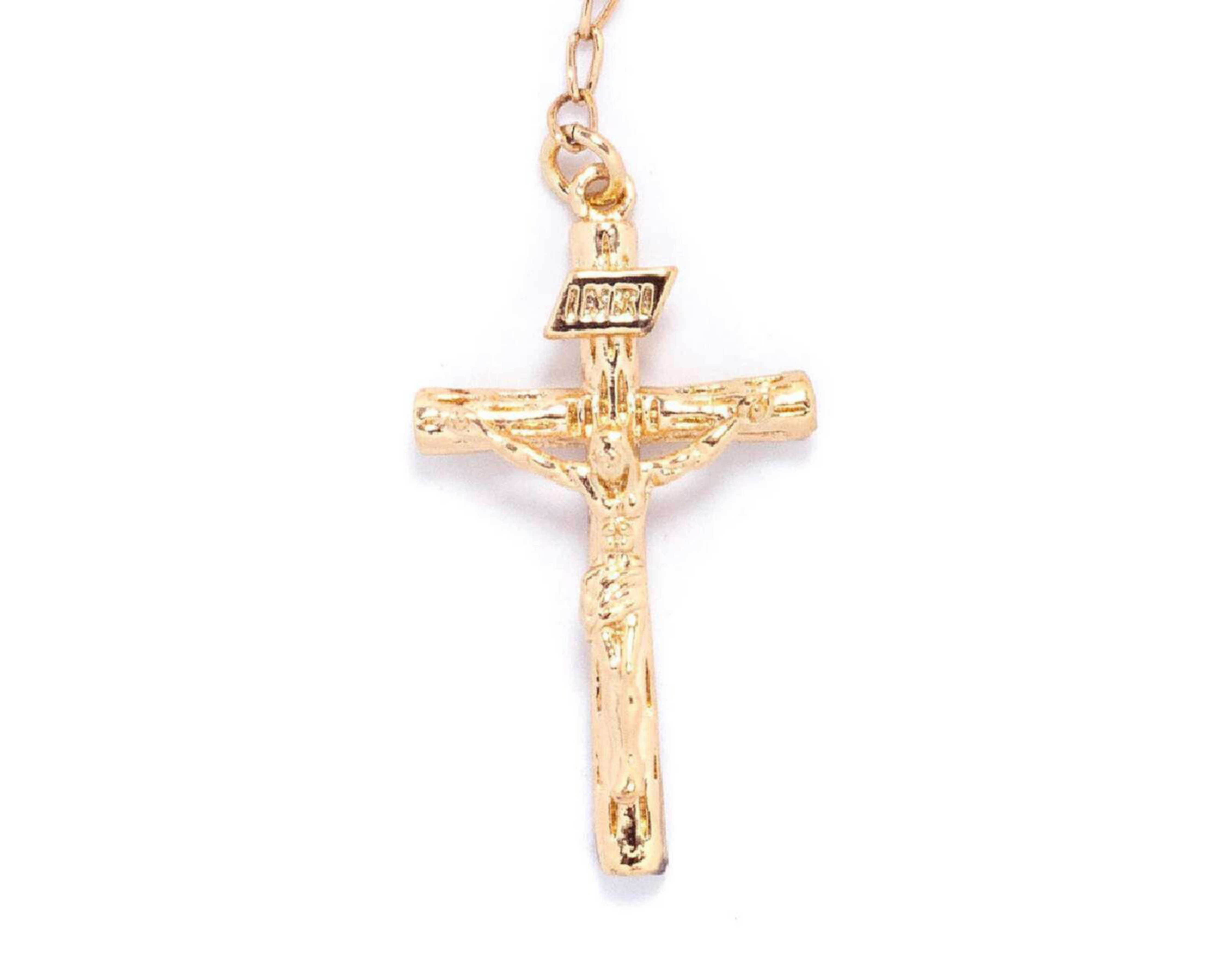 Foto 5 pulgar | Rosario de Chapa de Oro 18K Sentimientos