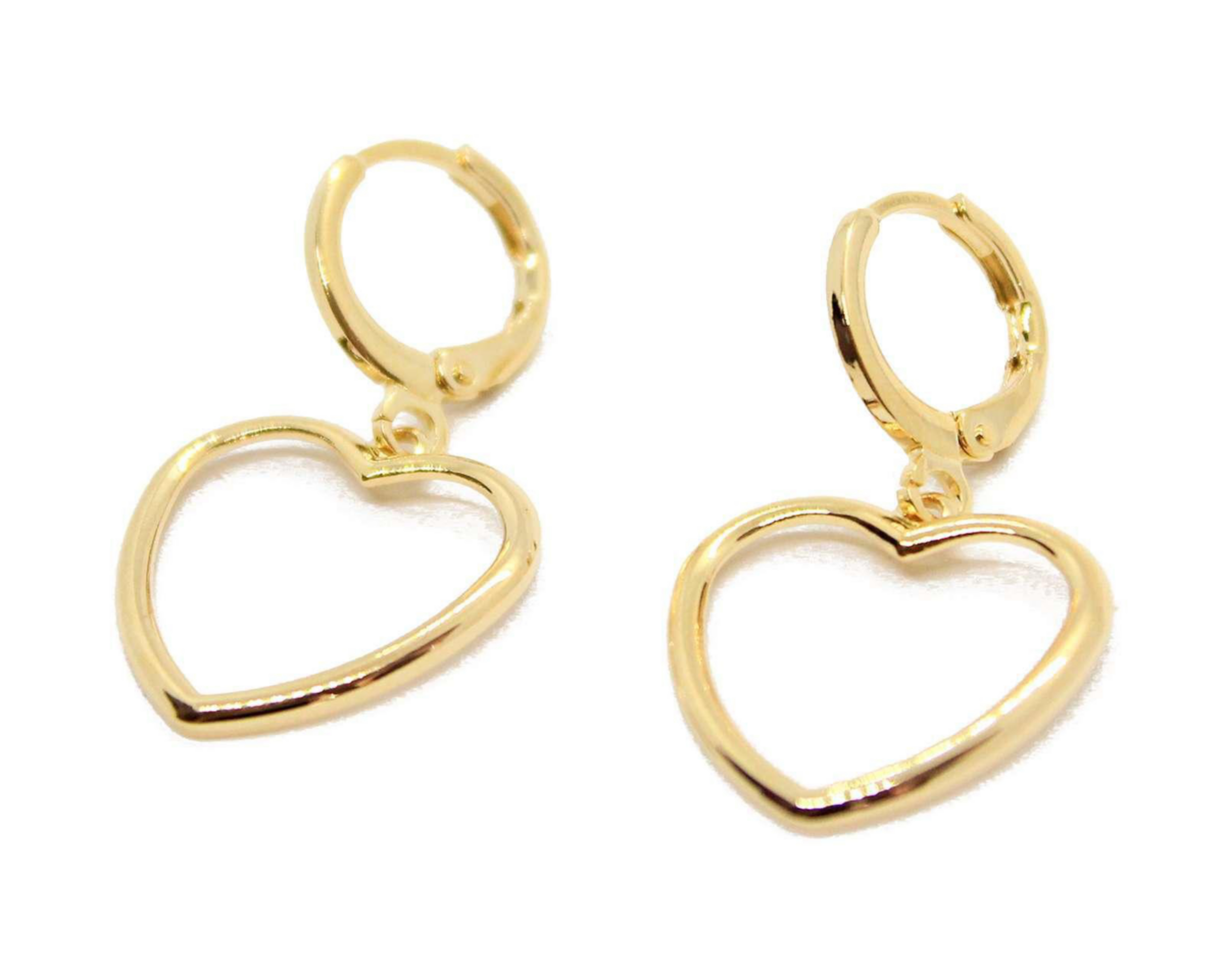Foto 2 pulgar | Aretes de Chapa de Oro 18k Girondela