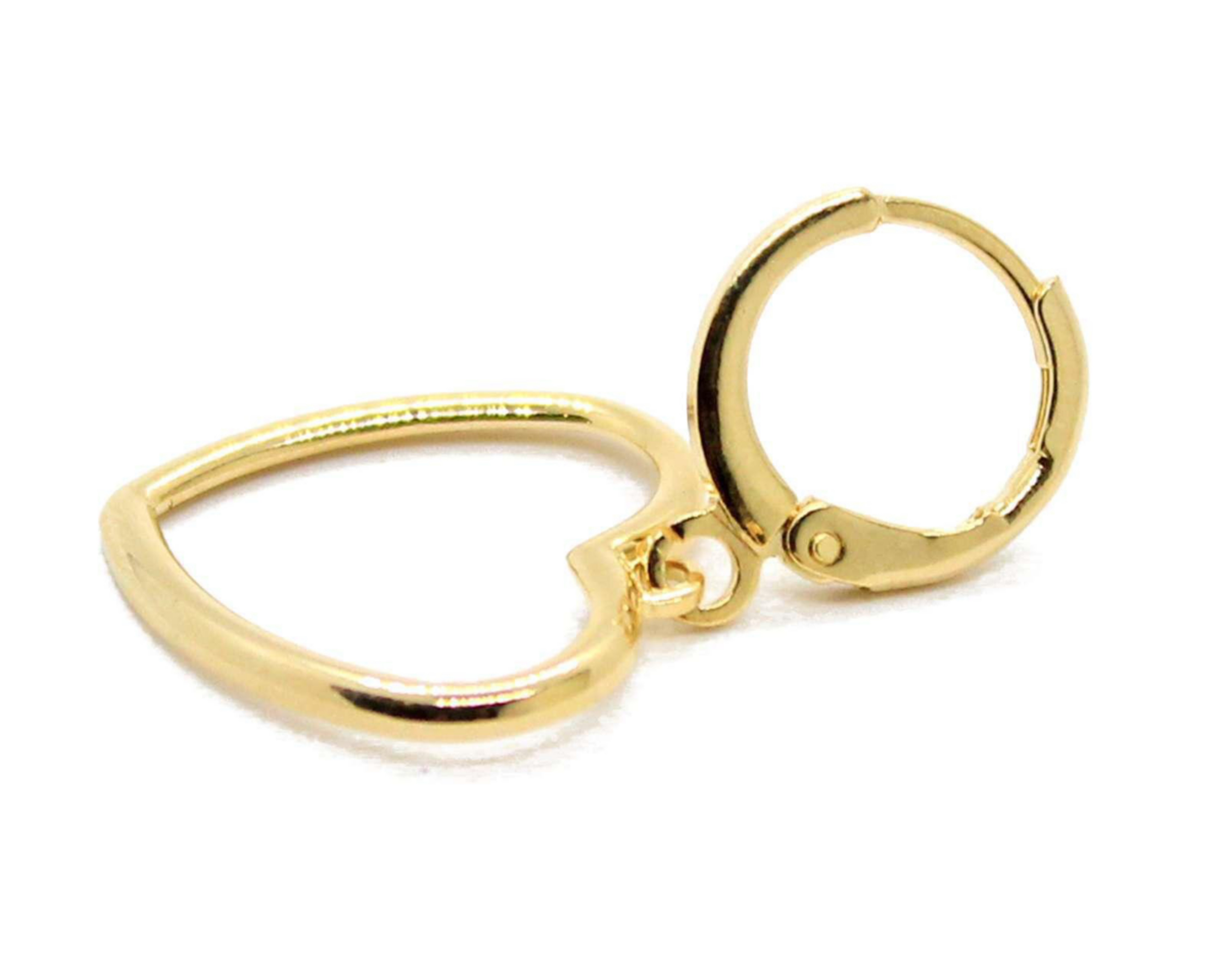 Foto 3 pulgar | Aretes de Chapa de Oro 18k Girondela