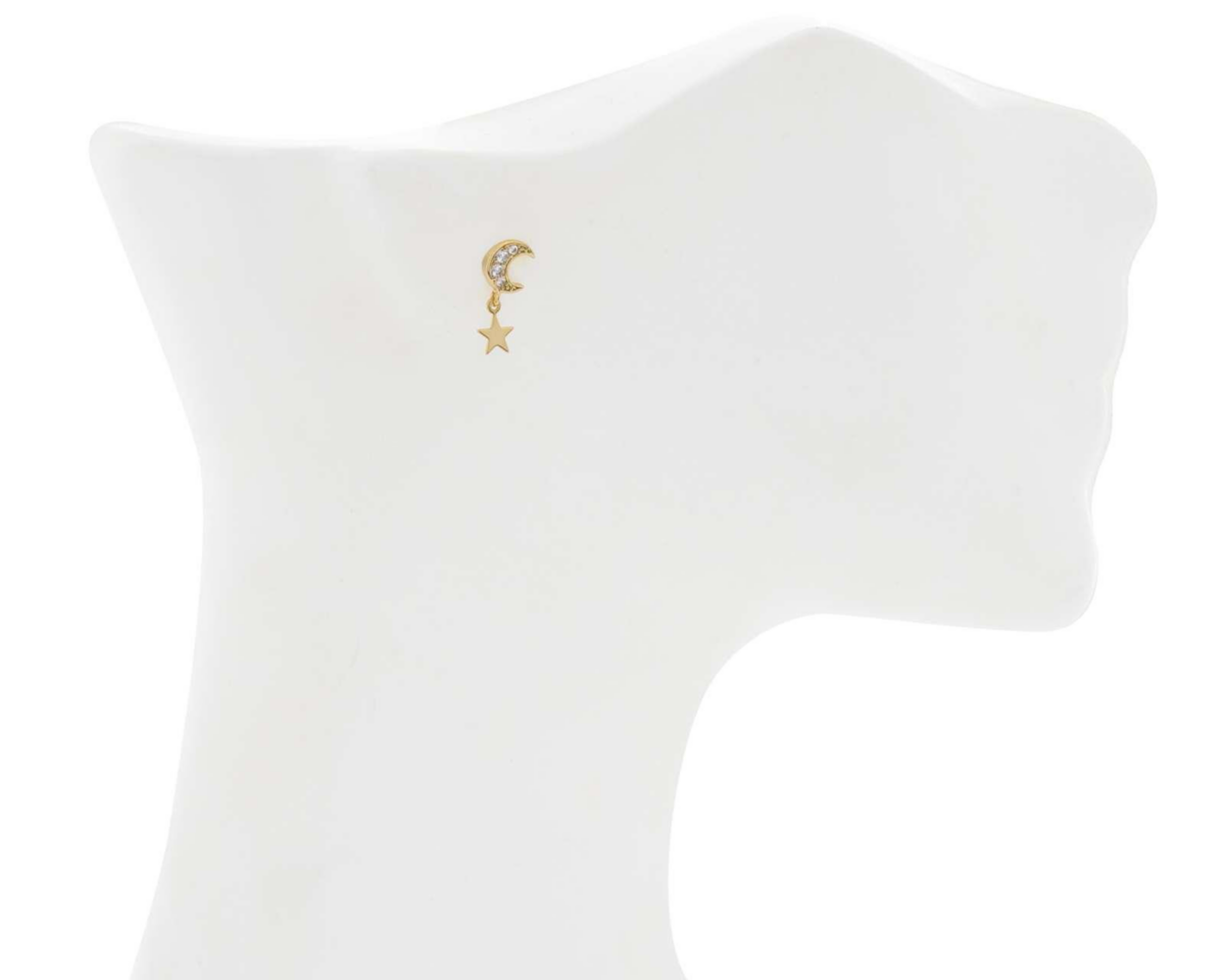 Foto 3 | Aretes de Chapa de Oro 18K Girondela