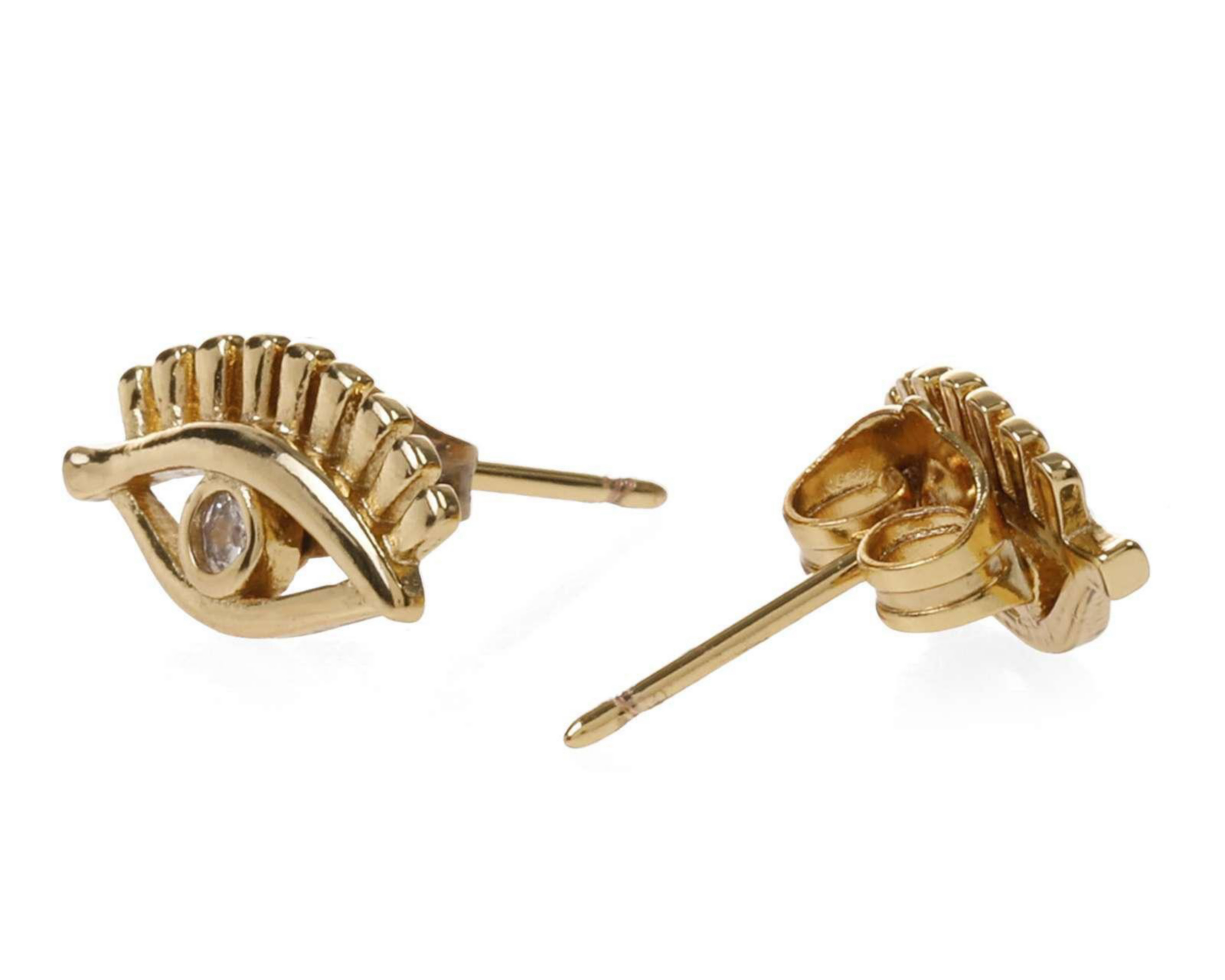 Foto 3 pulgar | Aretes de Chapa de Oro 18K Mareti