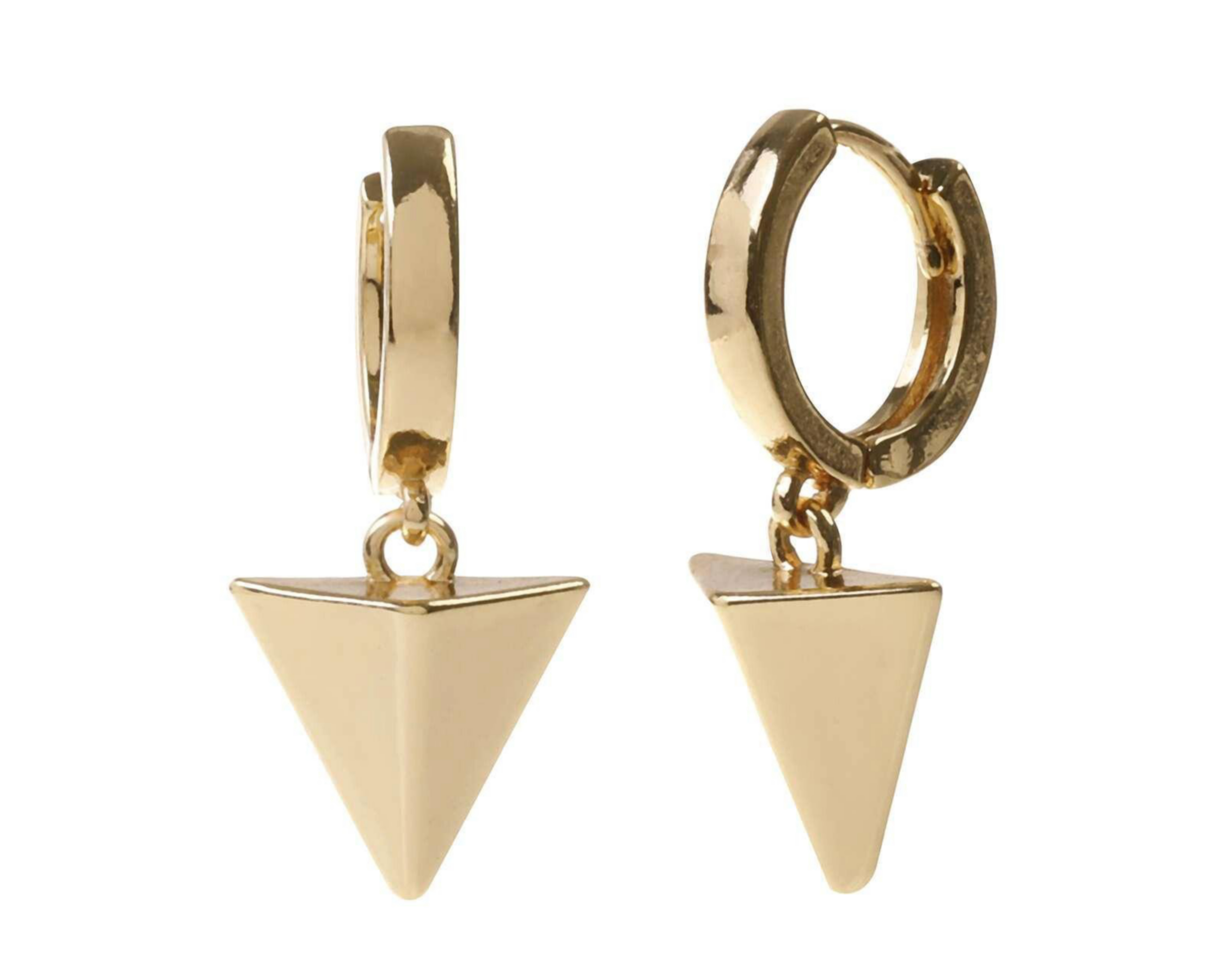 Foto 2 pulgar | Aretes Chapa de Oro 18K Mareti