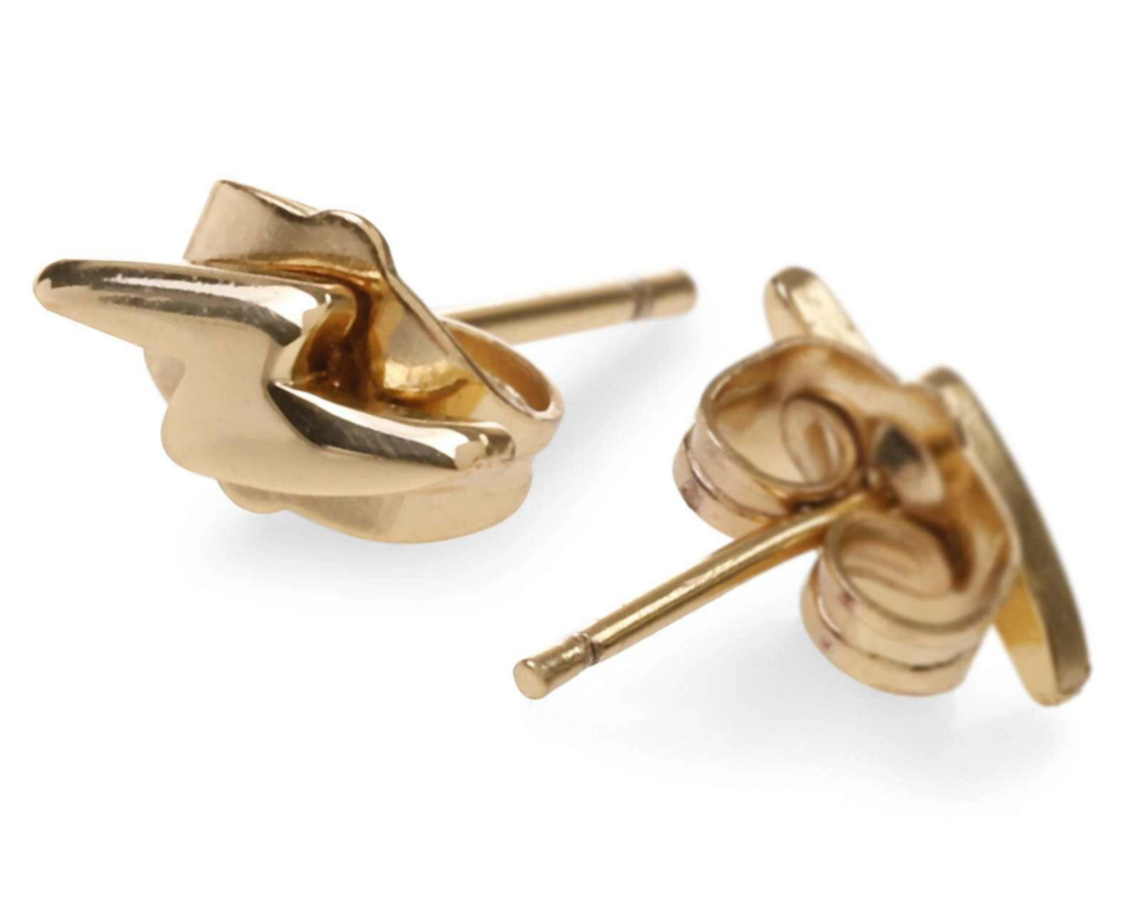 Foto 3 pulgar | Aretes de Chapa de Oro 18K Mareti