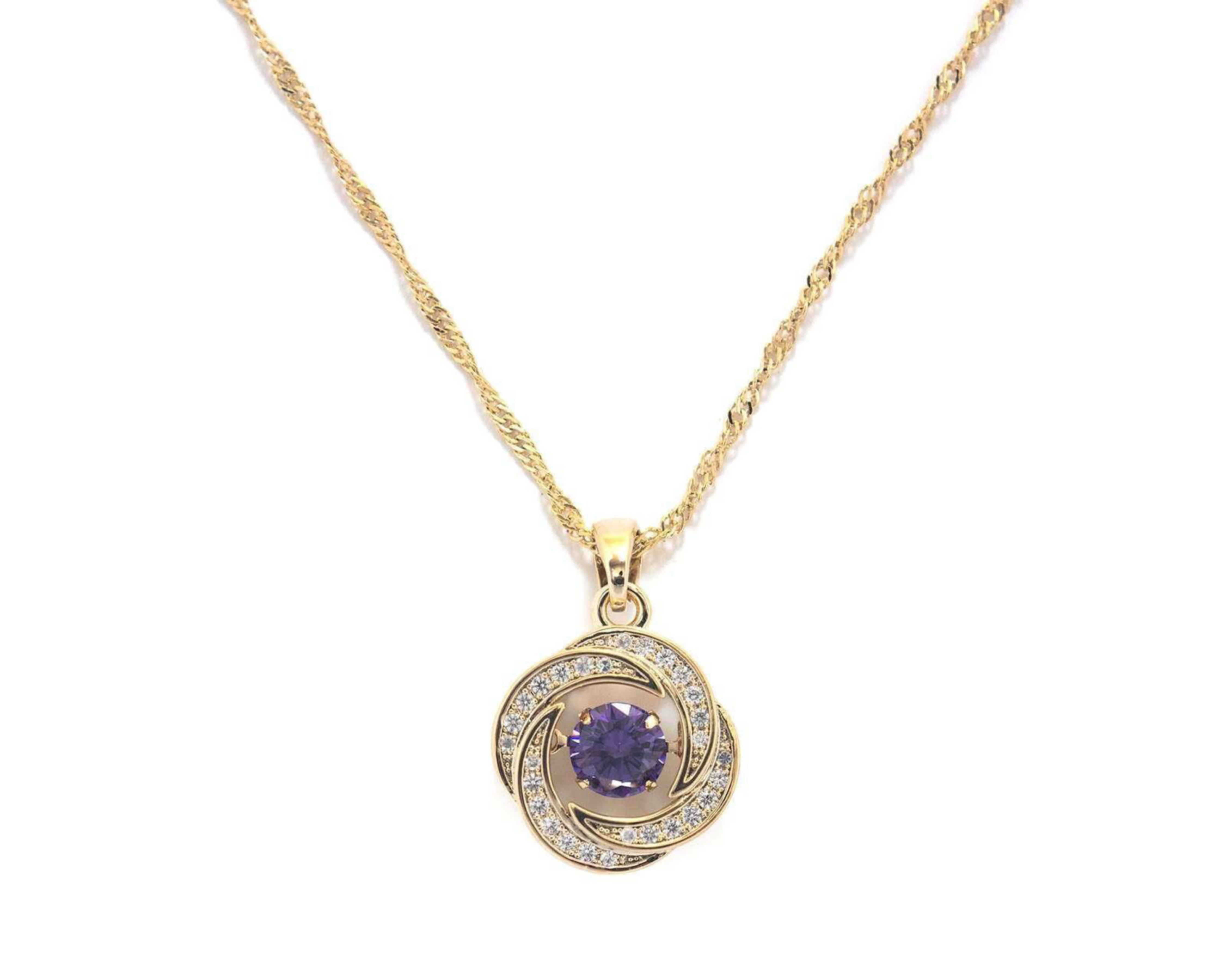 Foto 1 | Collar de Chapa de Oro 18K Sentimientos