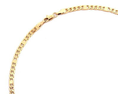 Foto 2 | Cadena de Chapa de Oro 18 K Sentimientos