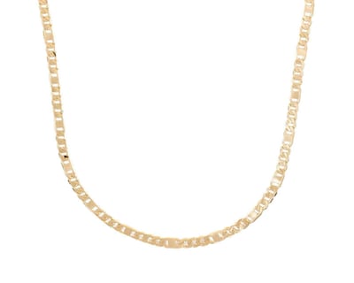 Foto 3 | Cadena de Chapa de Oro 18 K Sentimientos