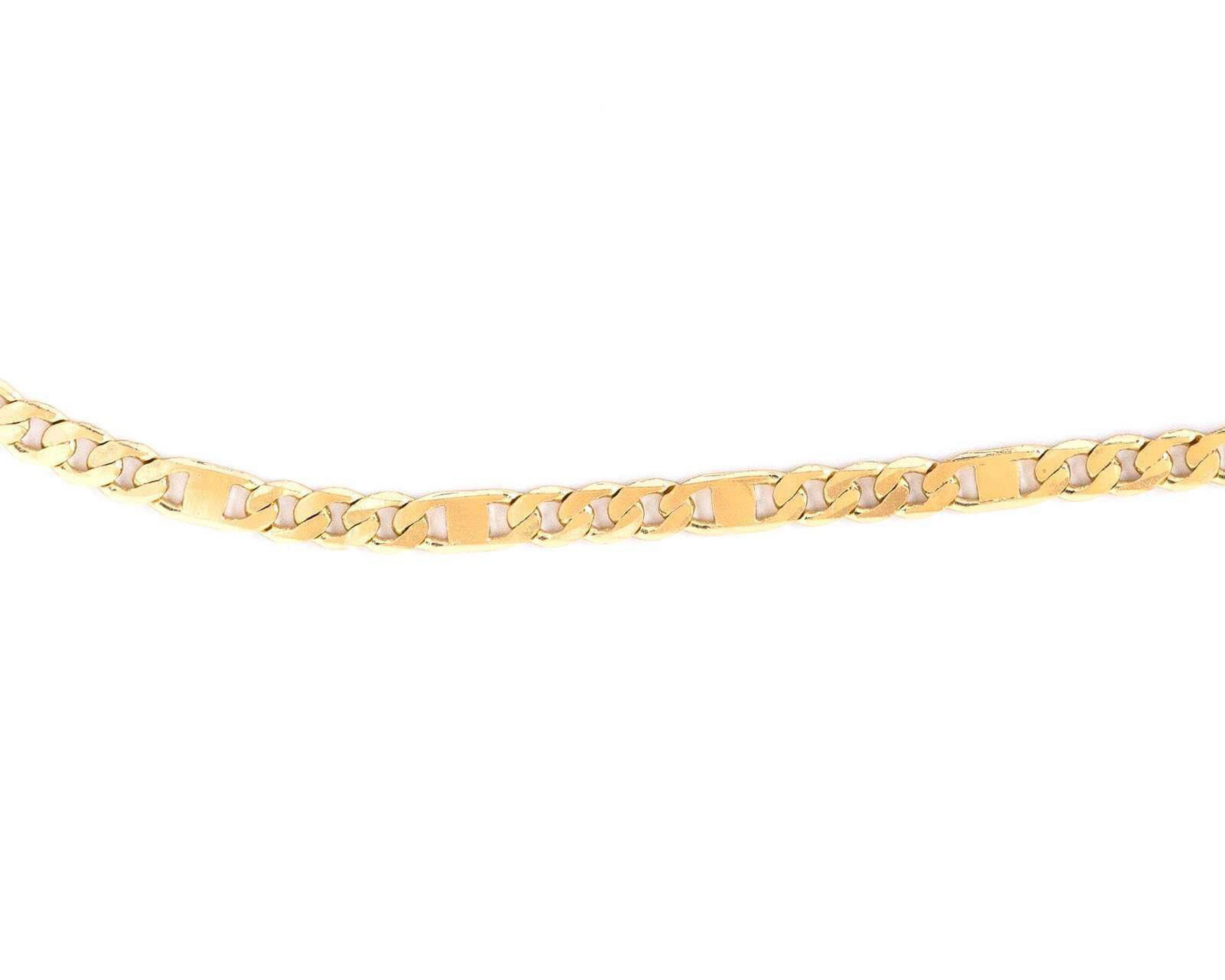 Foto 4 | Cadena de Chapa de Oro 18 K Sentimientos