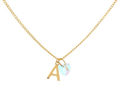 Foto 2 | Collar Chapa de Oro 18k Diseños CR Letra A