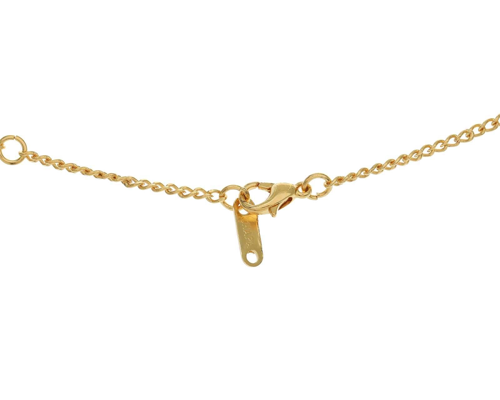 Foto 4 pulgar | Collar Chapa de Oro 18k Diseños CR Letra A