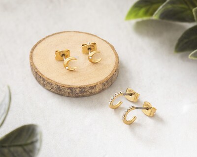 Foto 3 | Aretes de Brass Fossil