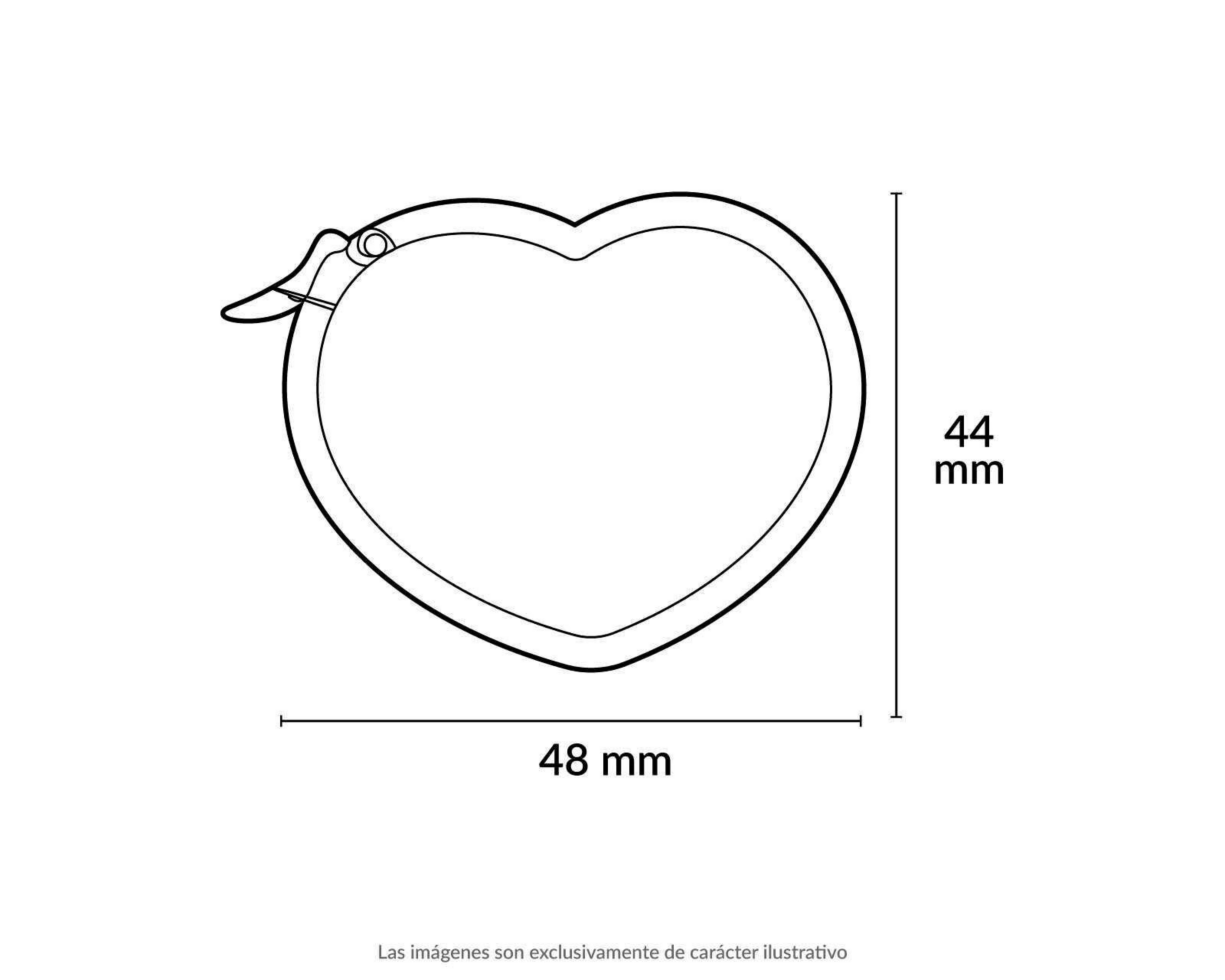Foto 4 | Arracadas de Acero Inoxidable Thinner