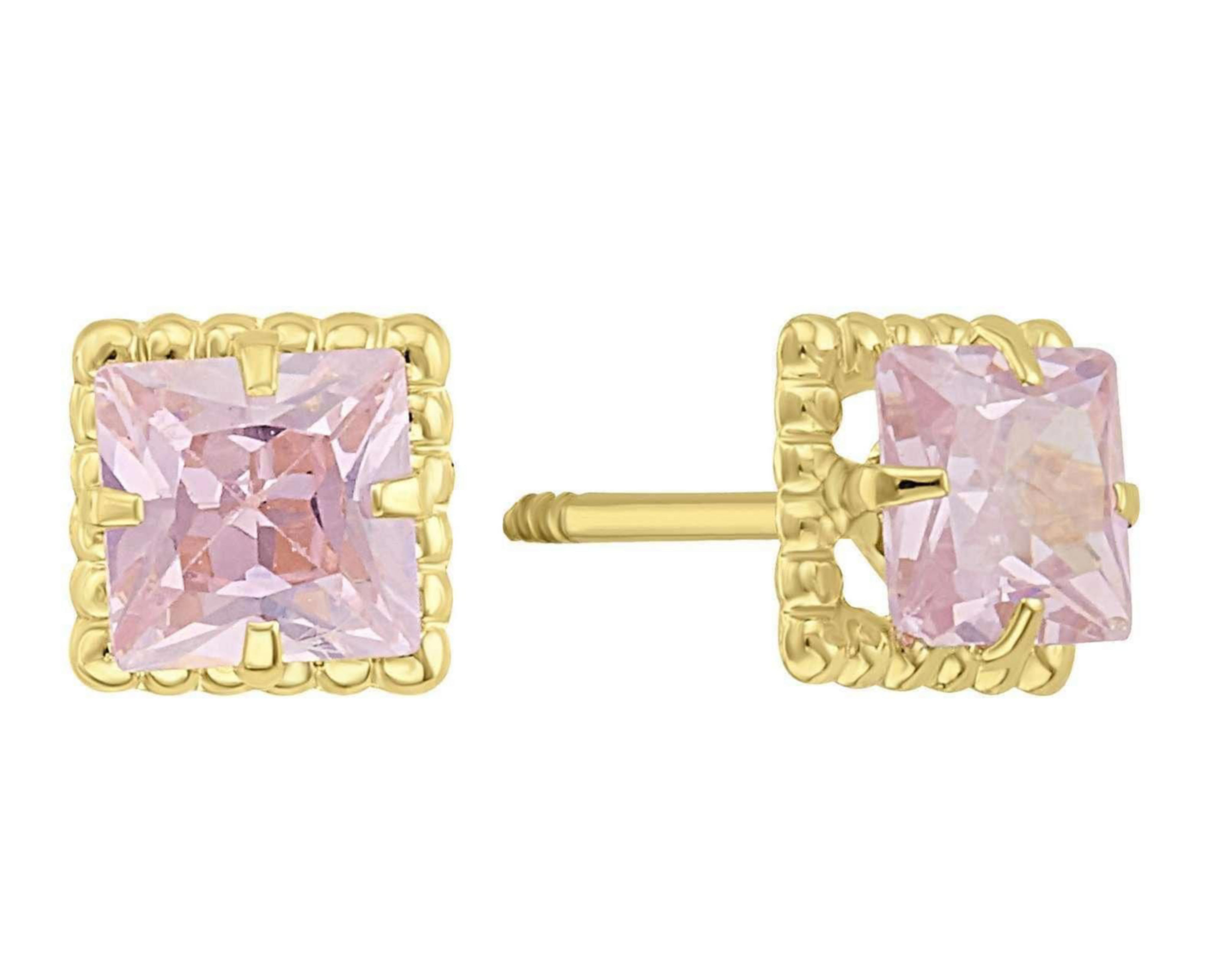 Broqueles de Oro 10K Baby Colors $839