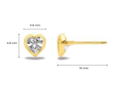Foto 5 | Broqueles de Oro 14K Baby Colors