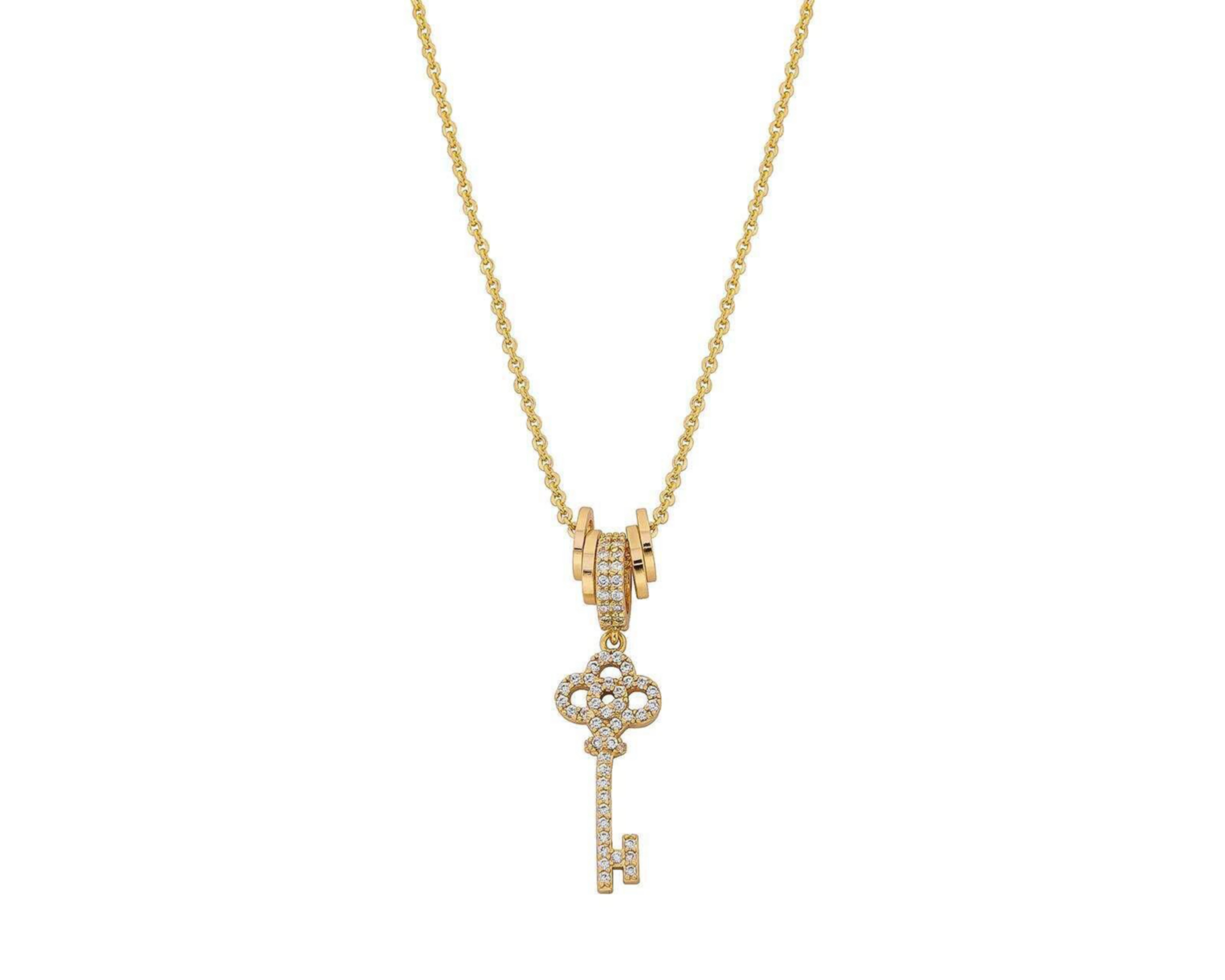 Foto 1 | Collar de Chapa de Oro 18K Plafer