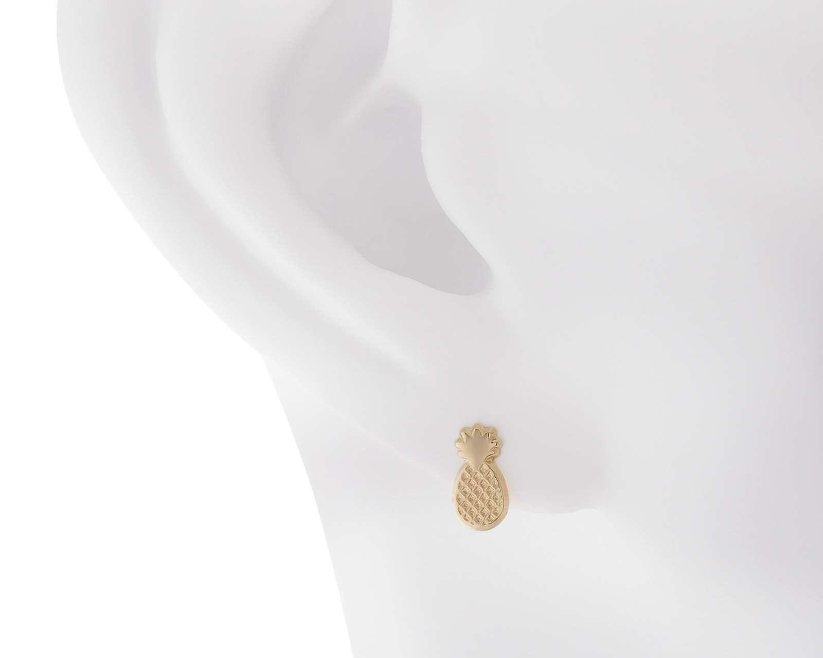 Foto 5 pulgar | Aretes de Oro de 10K Plafer