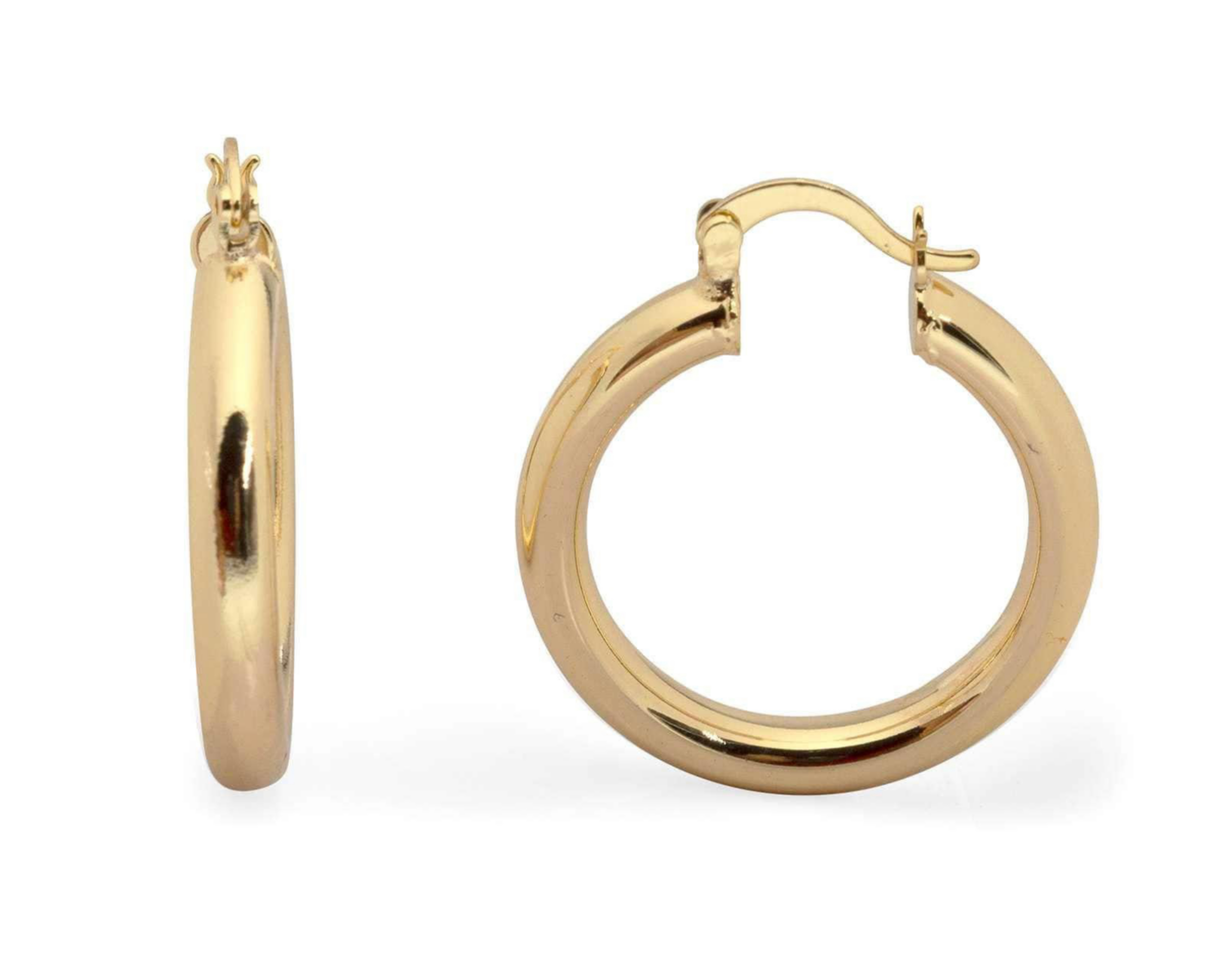 Foto 1 | Arracadas de Chapa Oro 18K Sentimientos