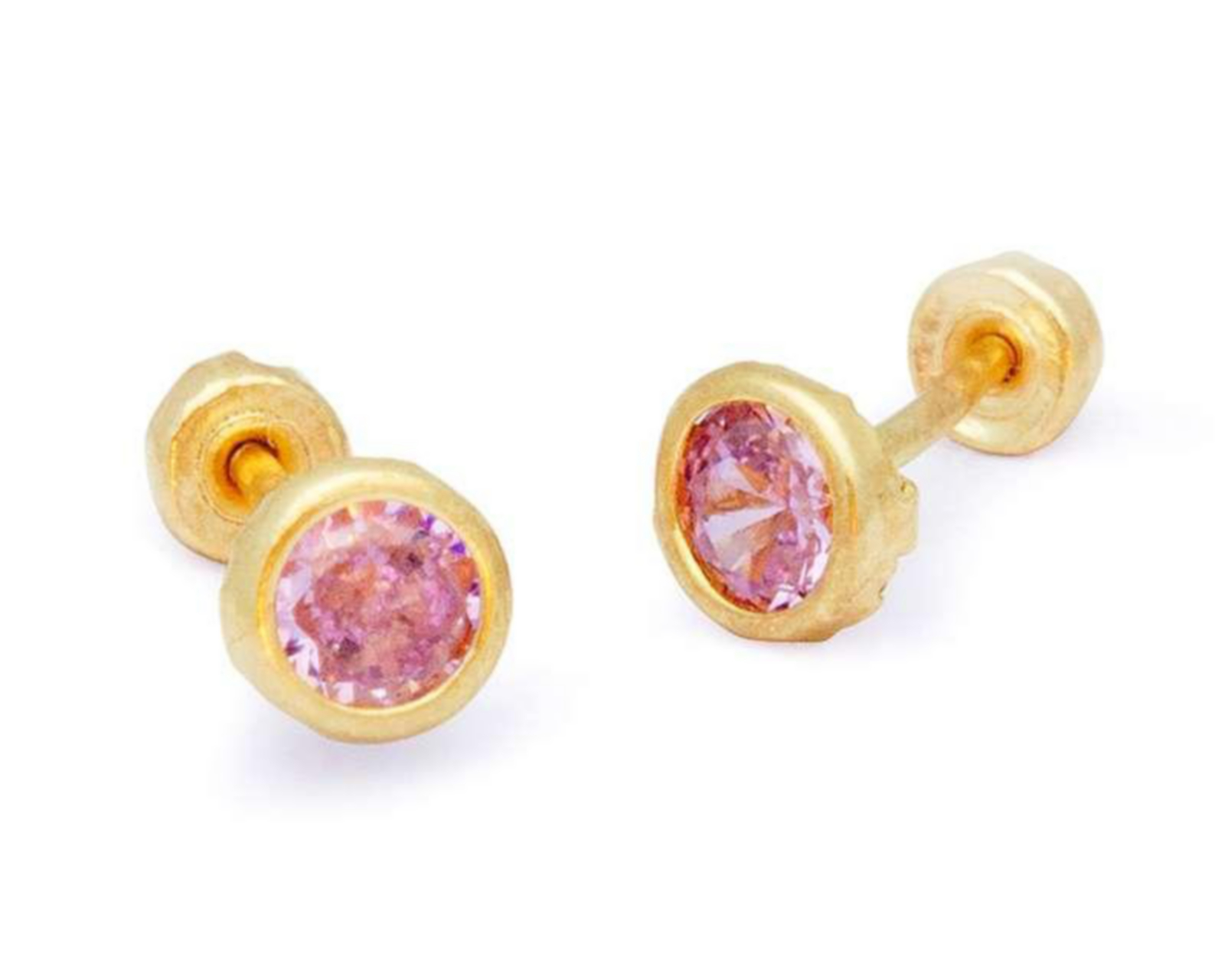 Broqueles de Oro 14K Baby Colors