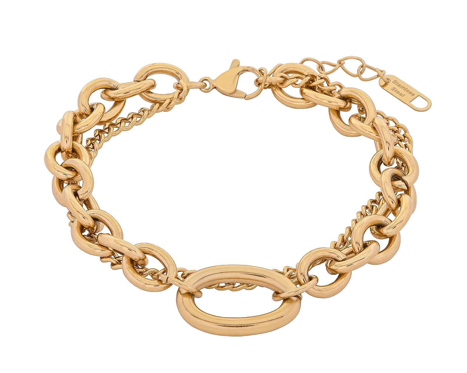 Foto 2 pulgar | Pulsera de Acero Inoxidable Jennifer Lopez