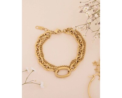 Foto 4 | Pulsera de Acero Inoxidable Jennifer Lopez