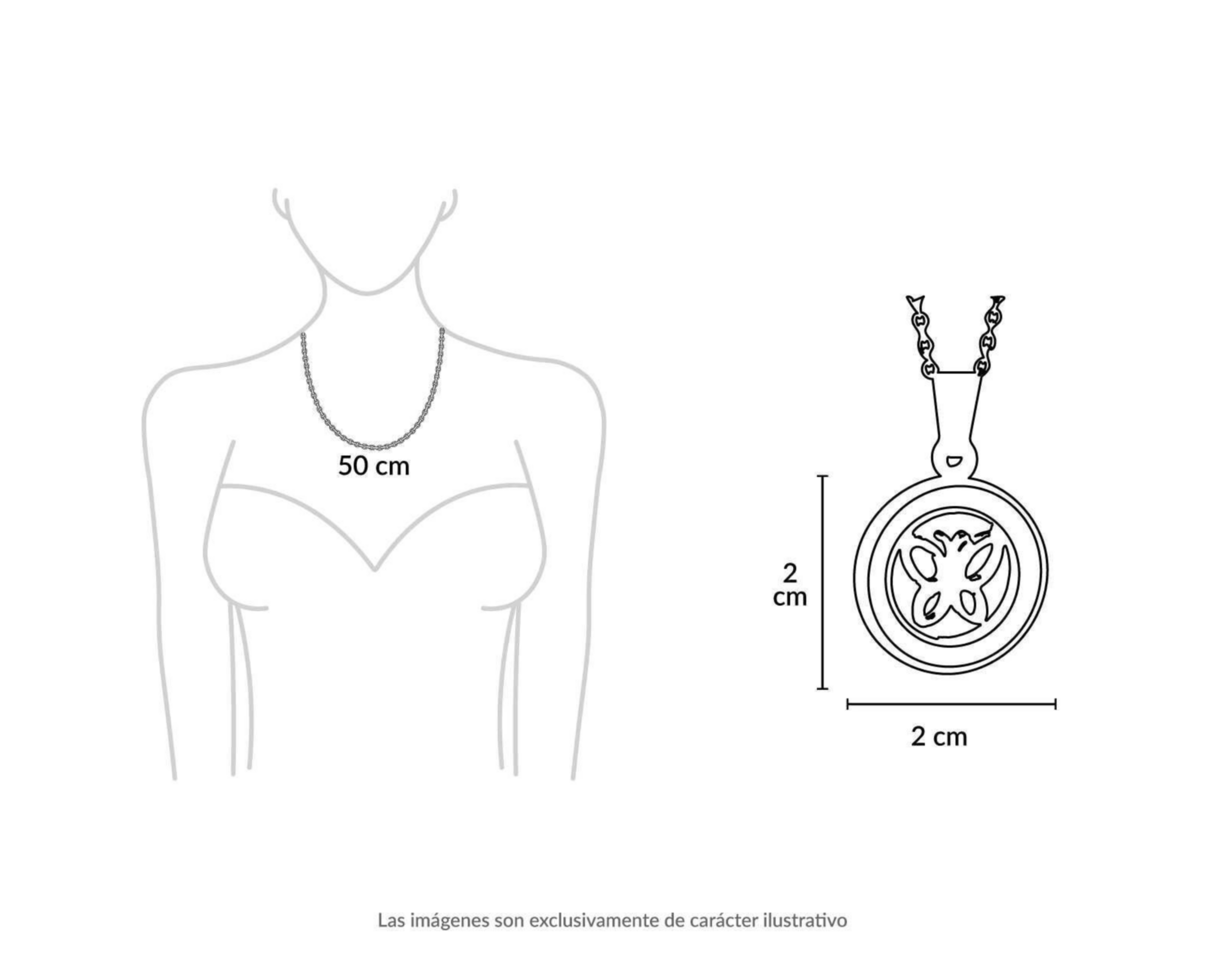 Foto 6 pulgar | Collar de Acero Inoxidable Thinner