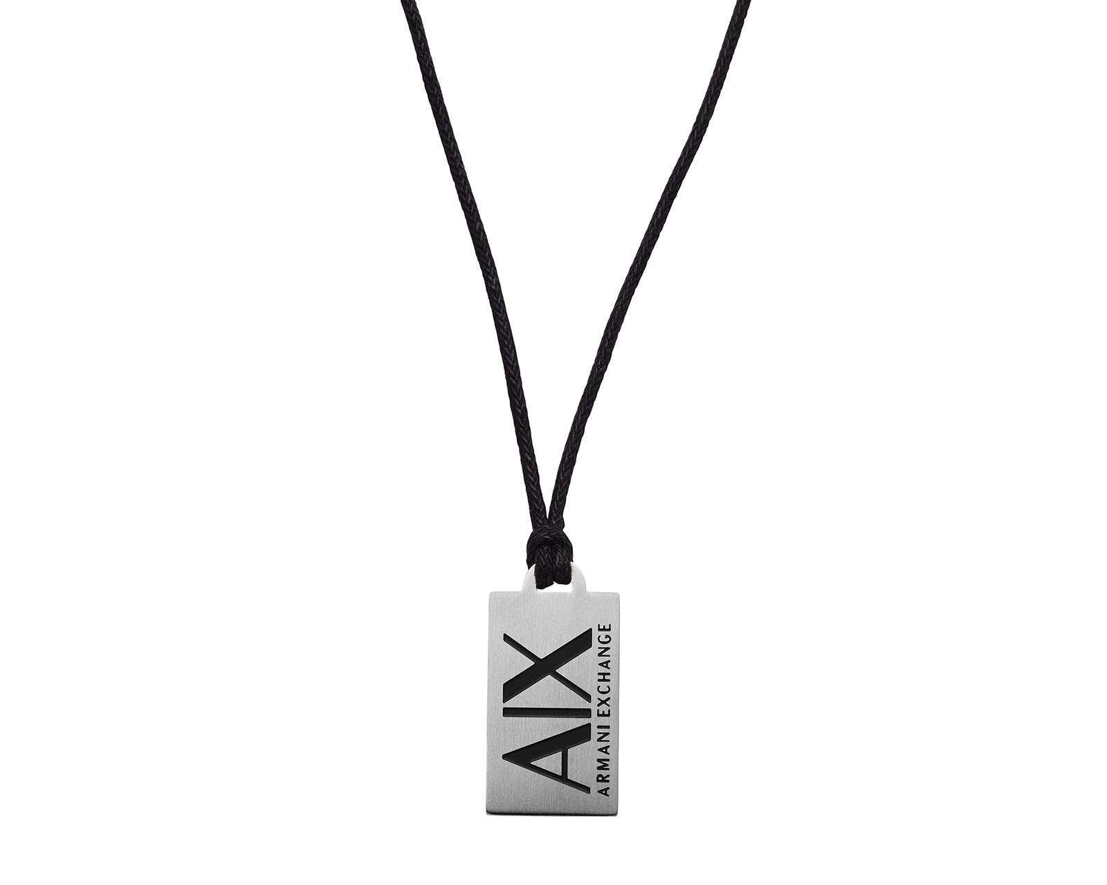 Foto 2 pulgar | Collar de Acero Inoxidable Armani Exchange