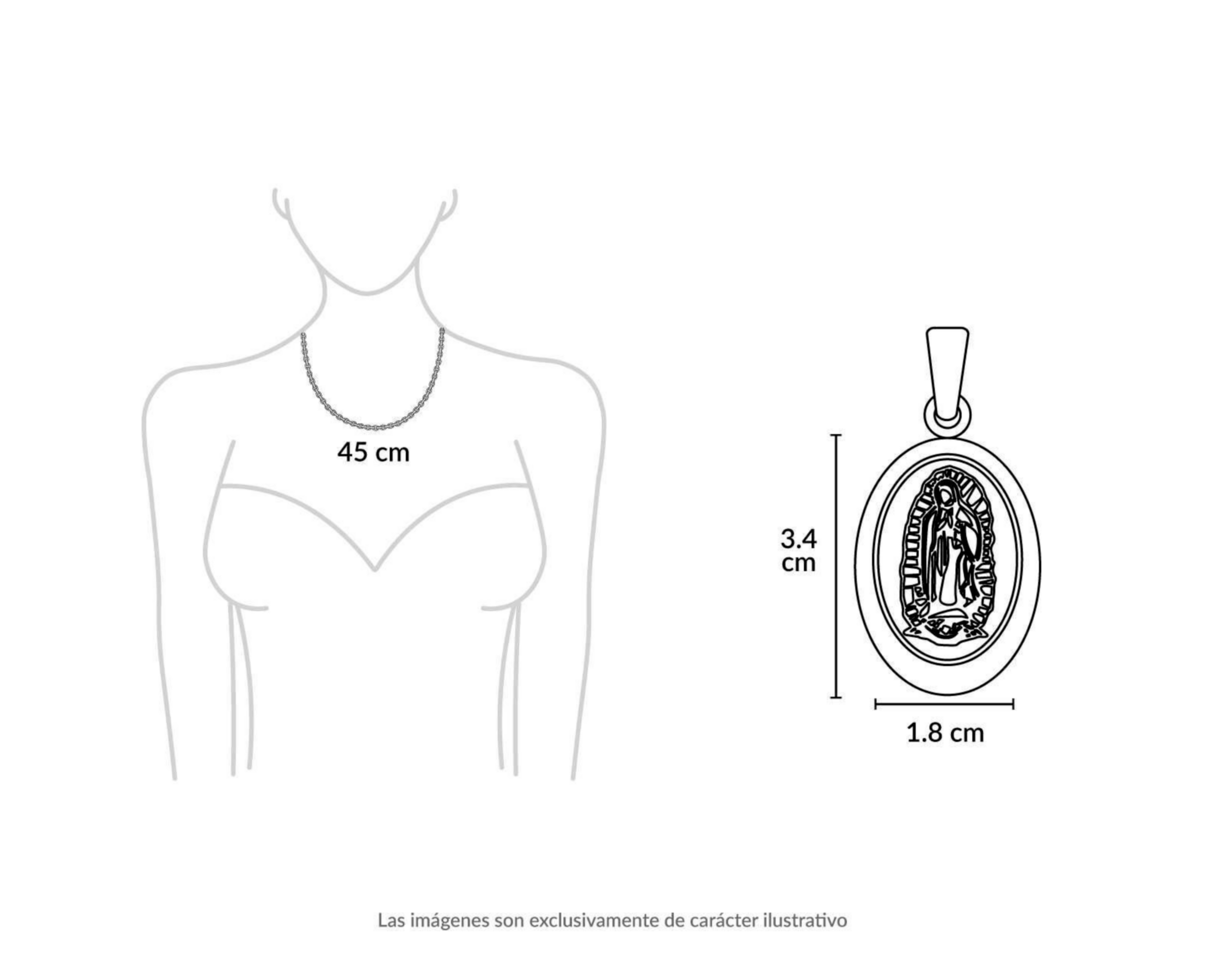 Foto 4 | Medalla de Acero Inoxidable Sentimientos