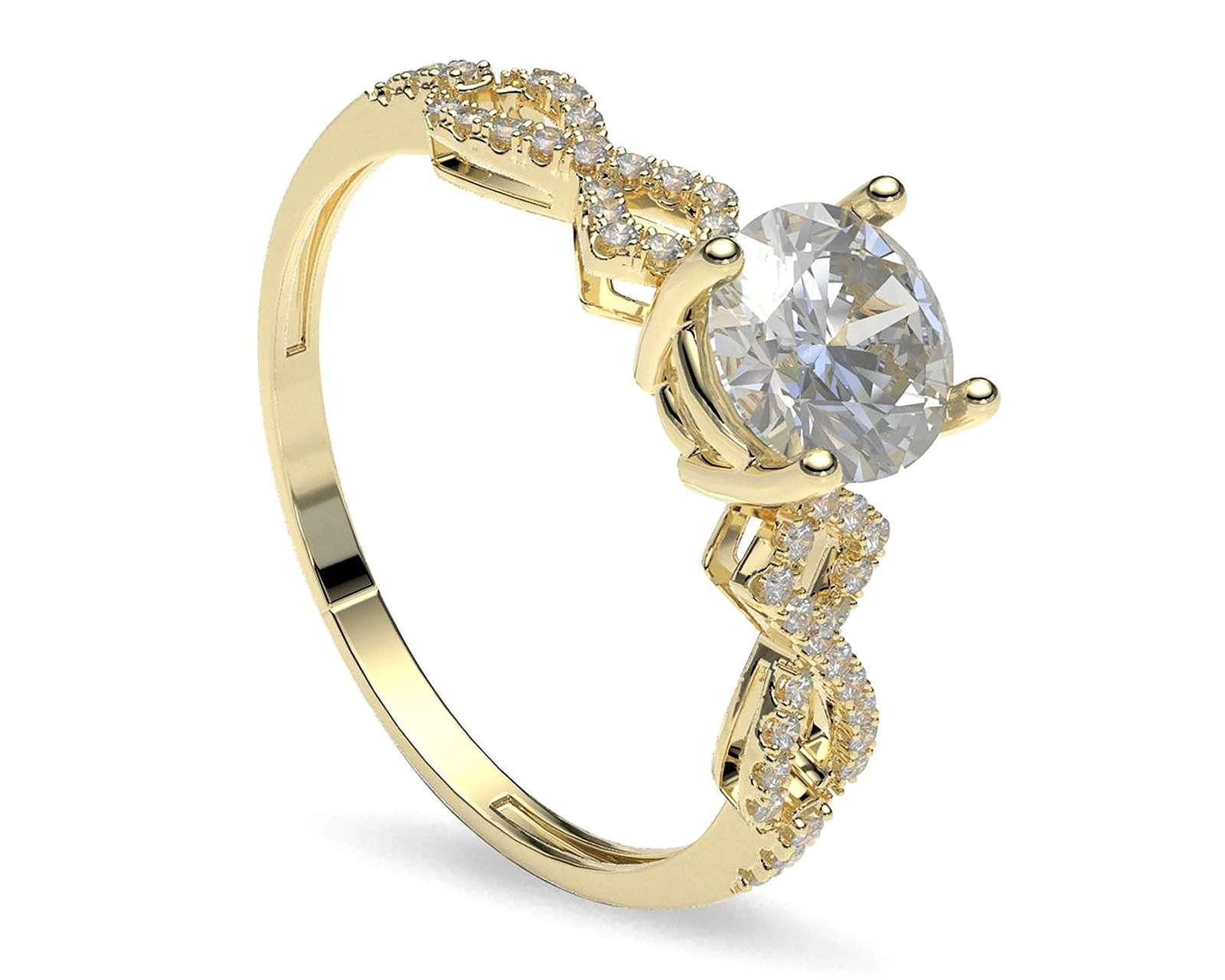 Anillo de Oro 14K Amelie Venus No. 6-6.5